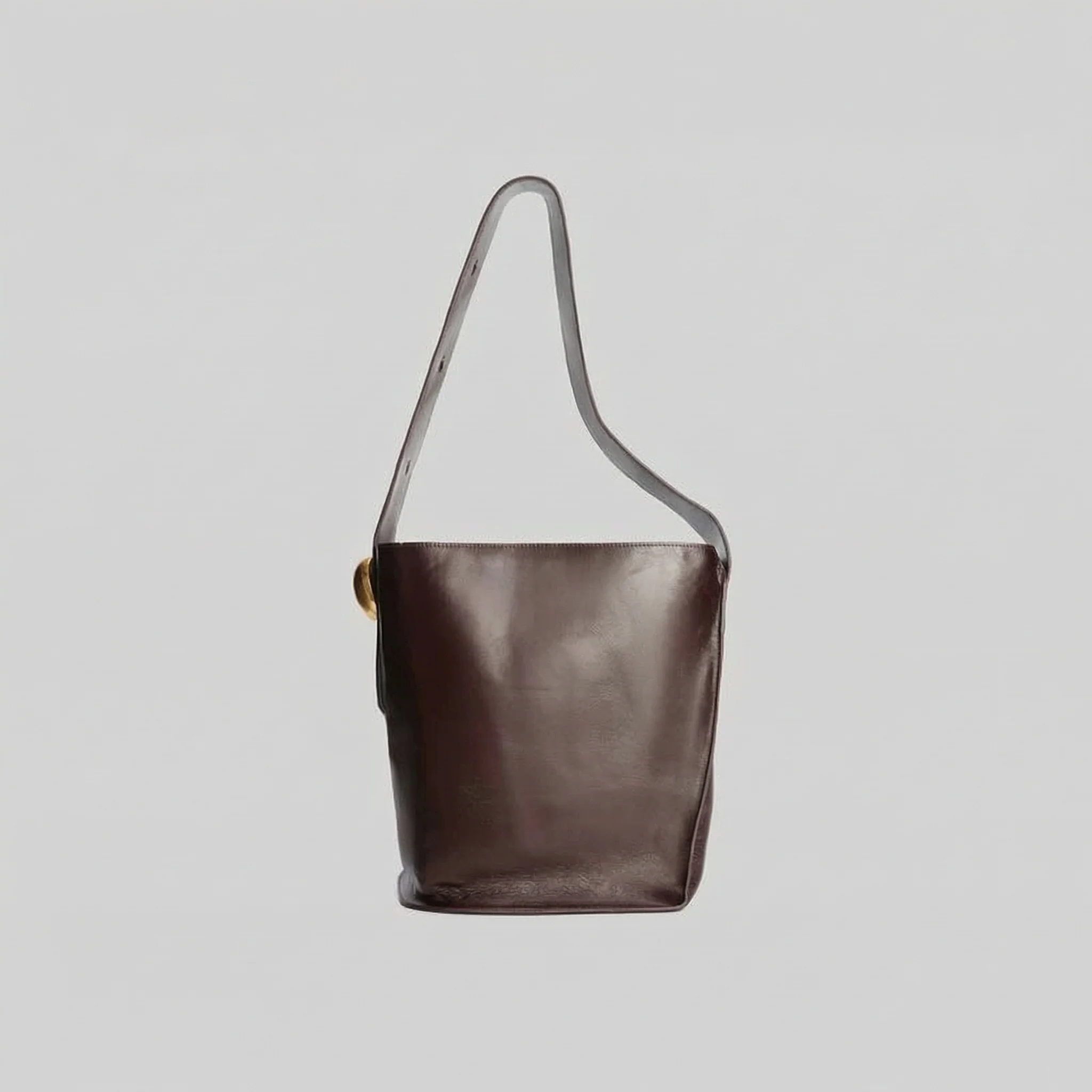 Oval Hardware Shoulder Bag - Image 7