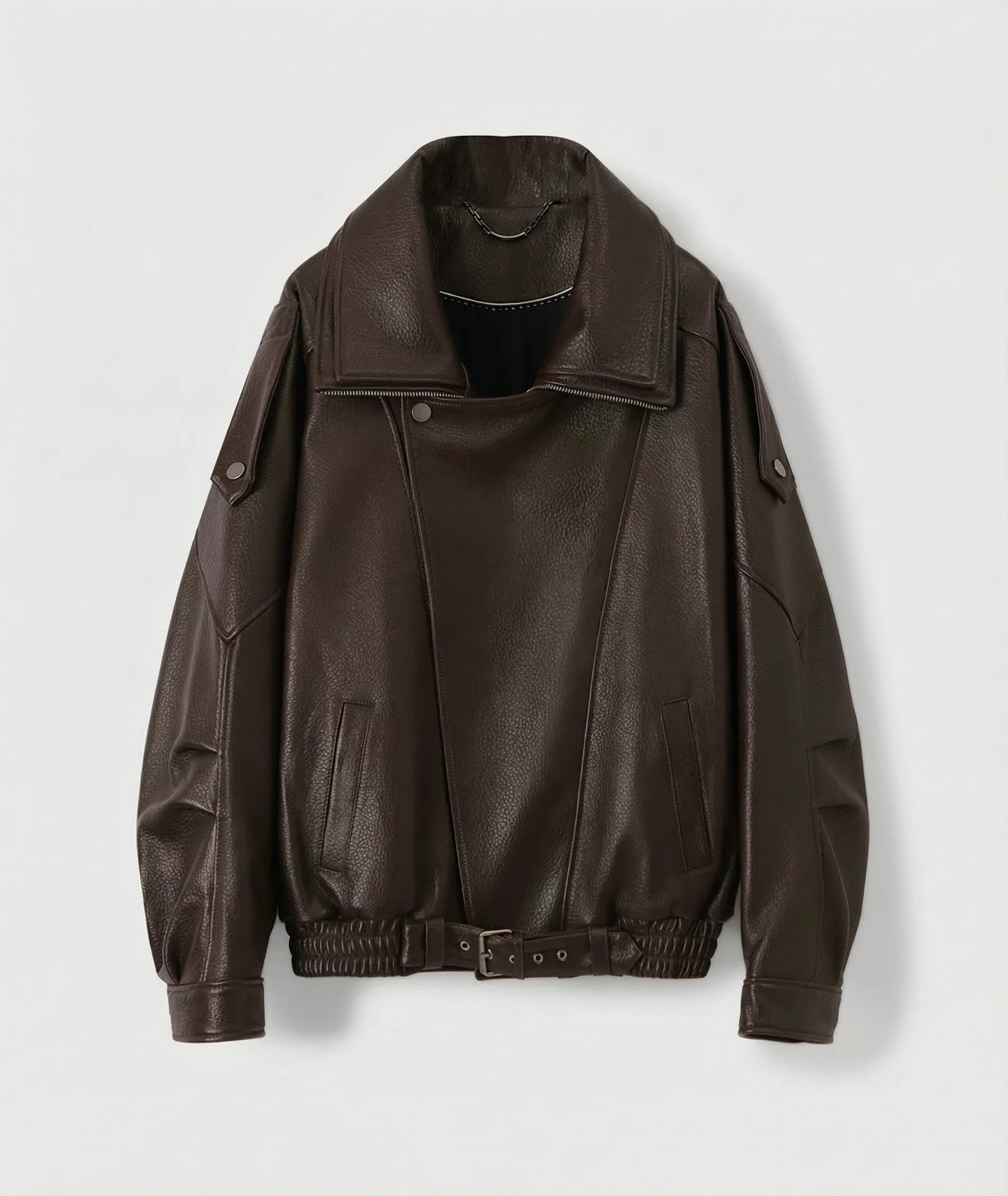 Oversized Biker Jacket - Image 7