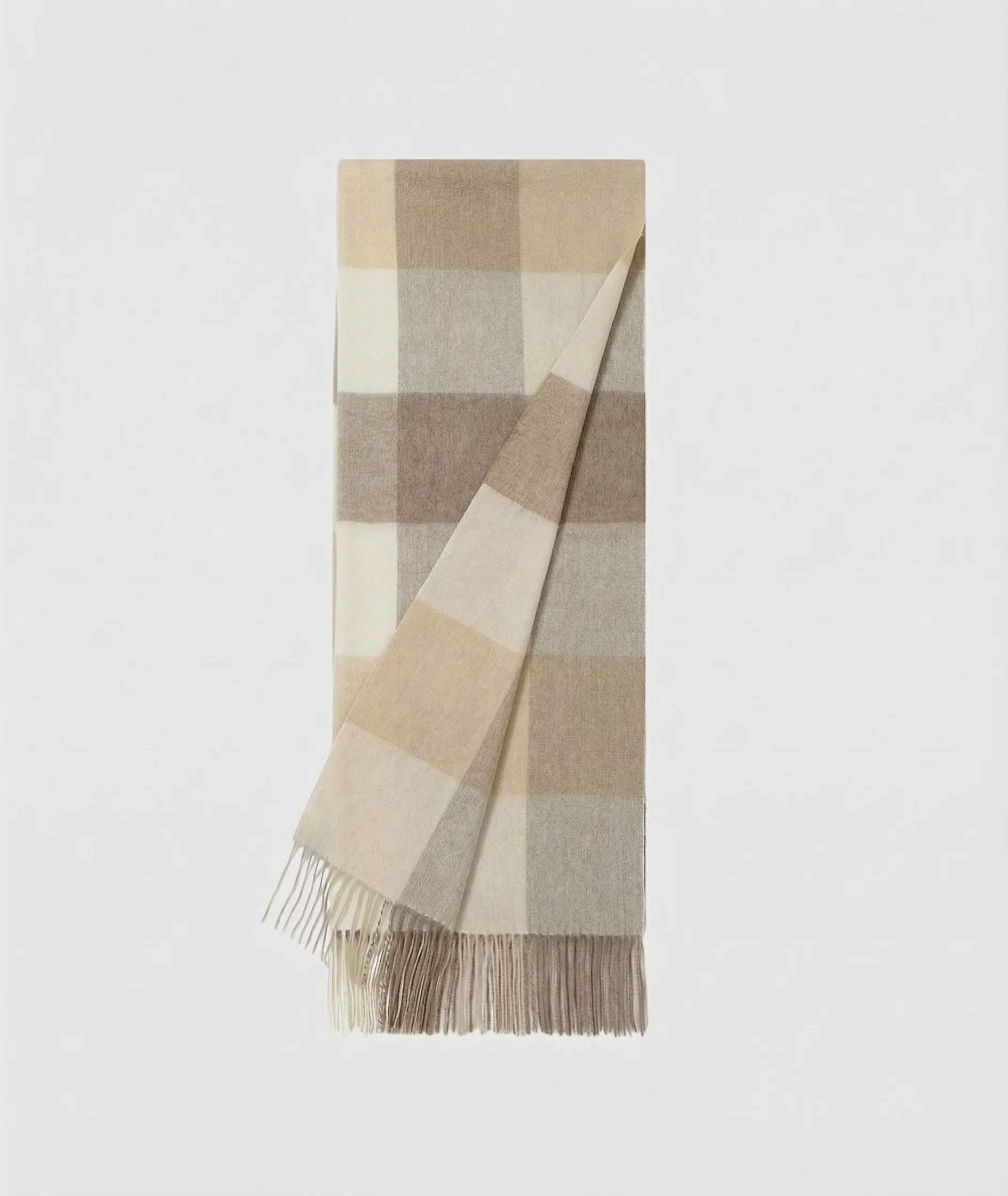 Oversized Check Scarf - Image 7