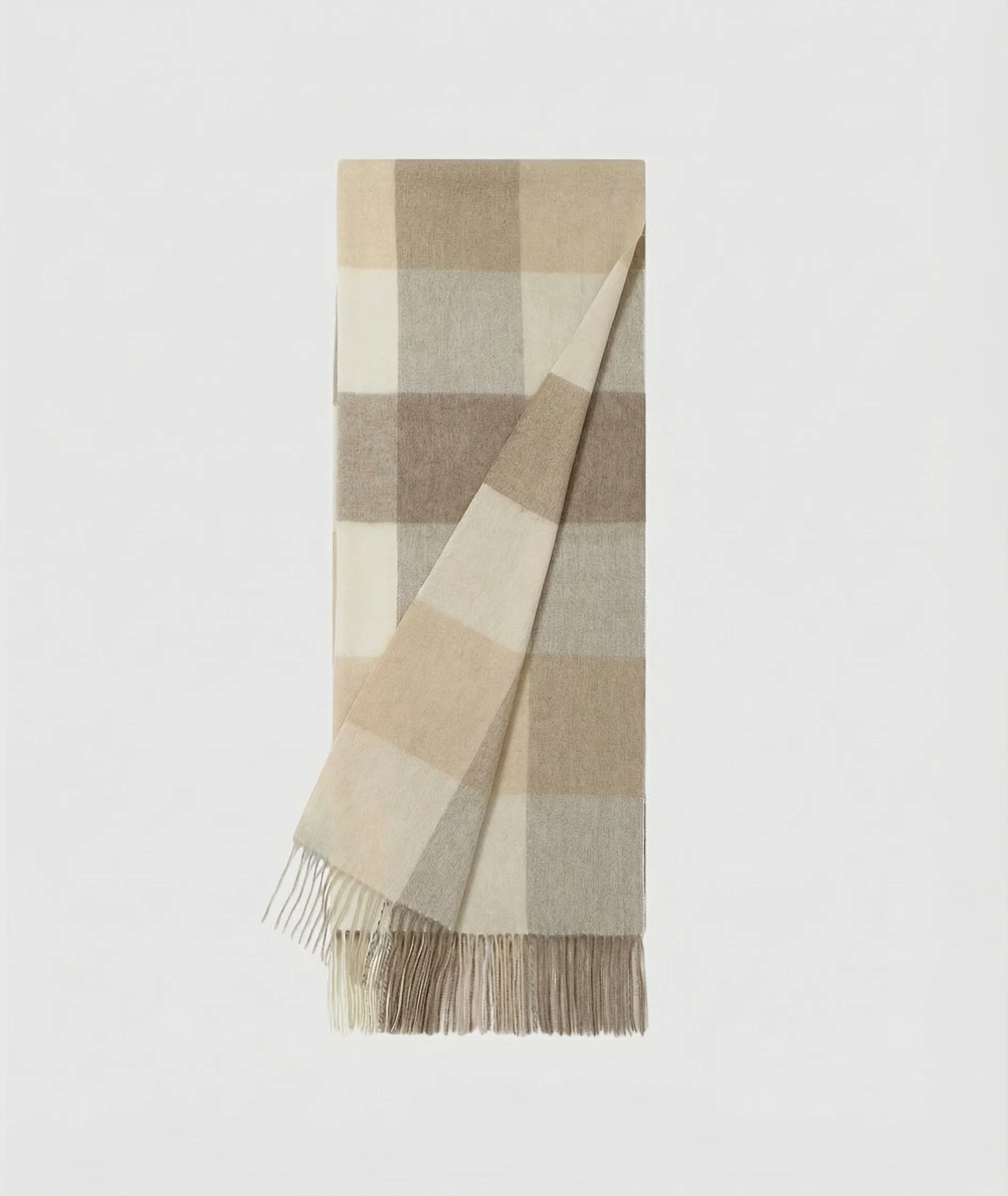 Oversized Check Scarf - Image 6