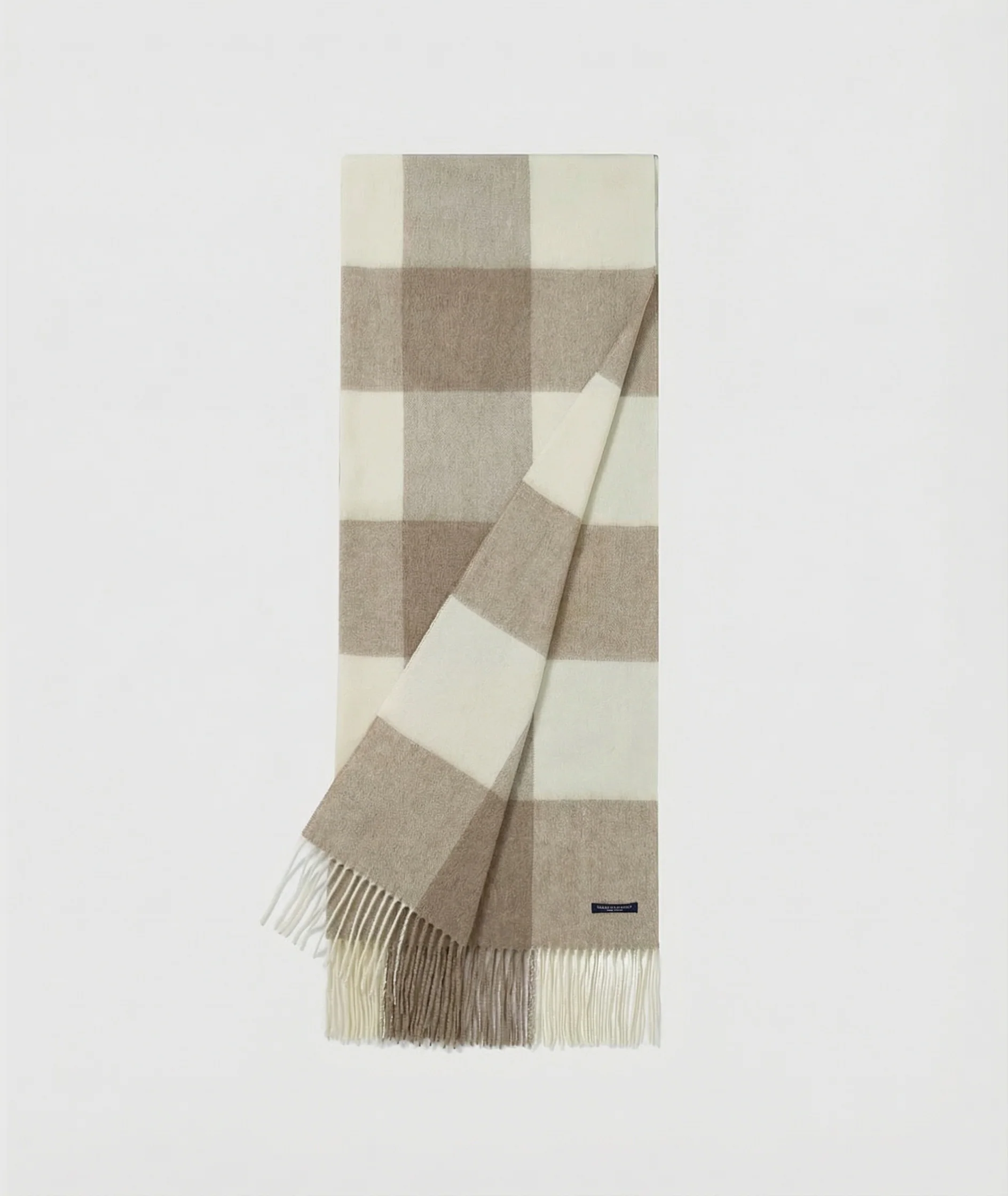 Oversized Check Scarf - Image 8
