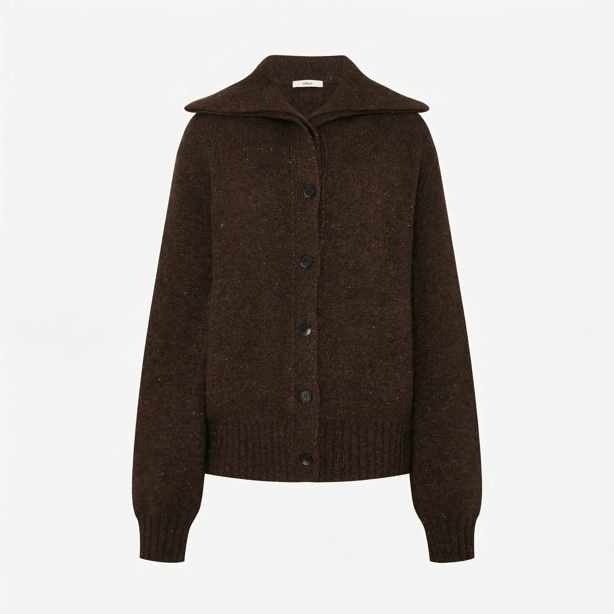Oversized Collar Cardigan - Image 6
