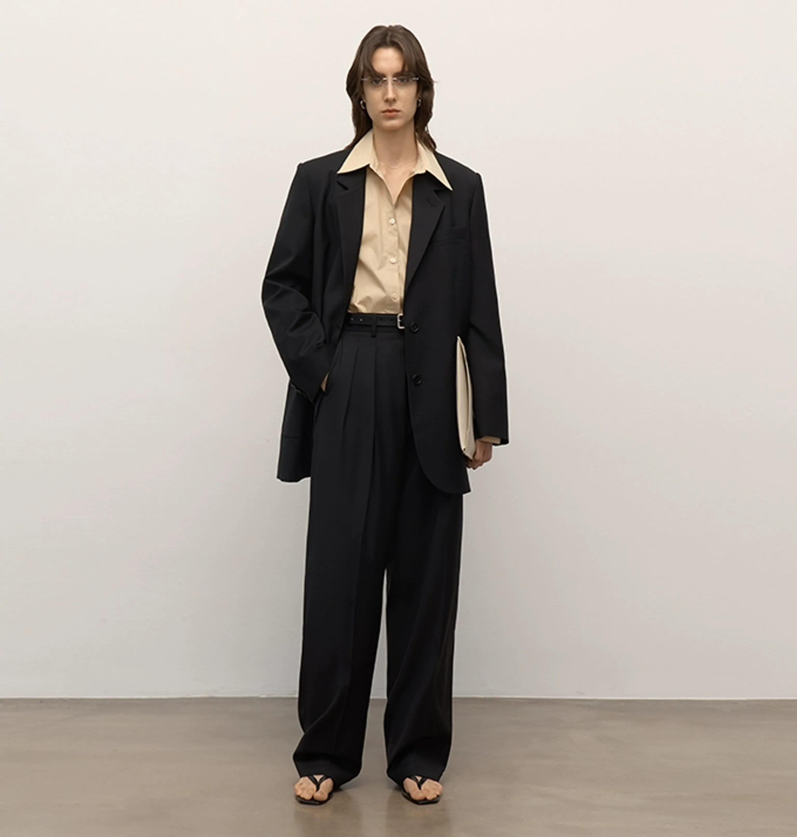 Oversized Cotton-Nylon Shirt - Image 2