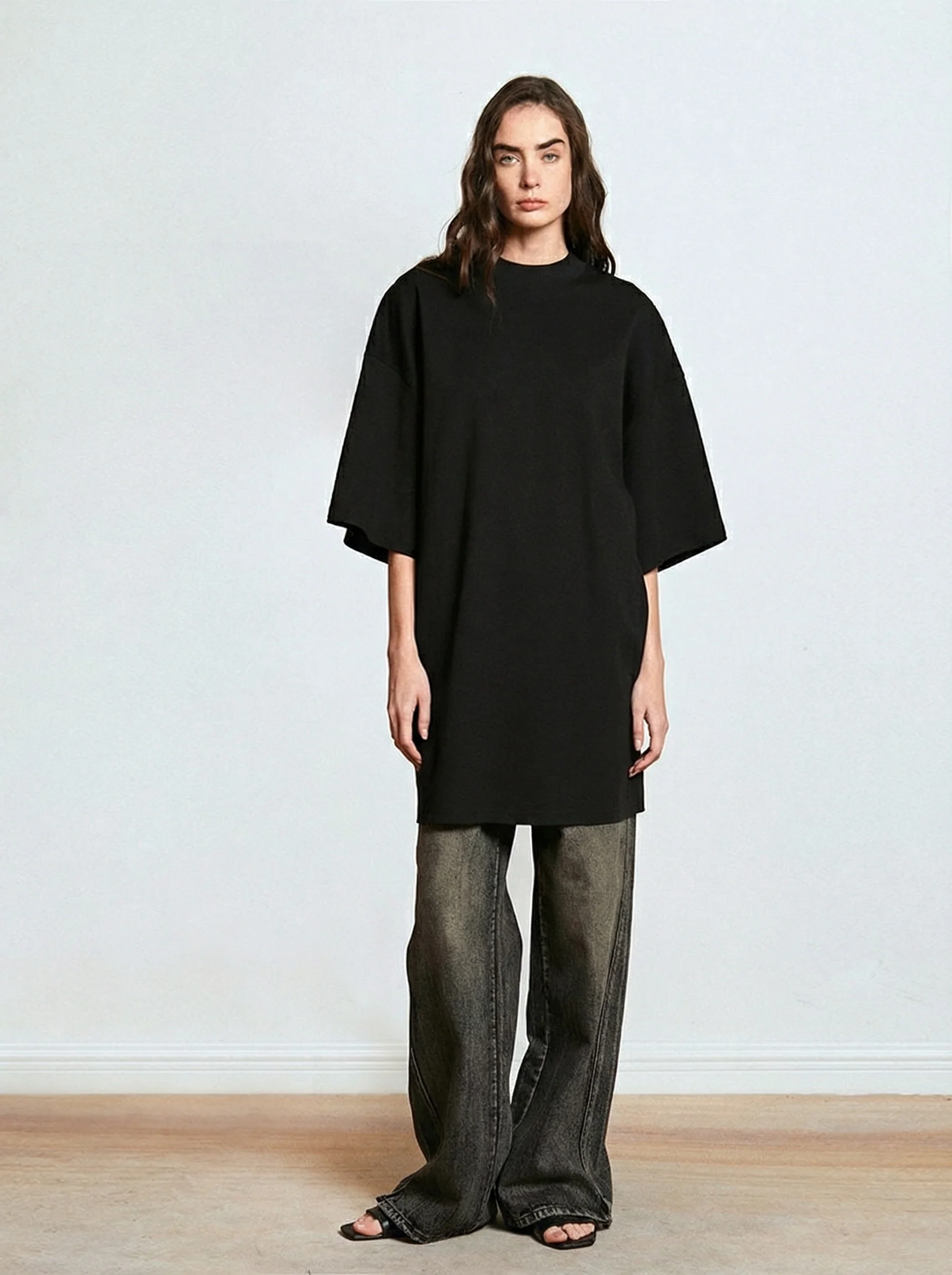Oversized Cotton T-Shirt Dress - Image 6
