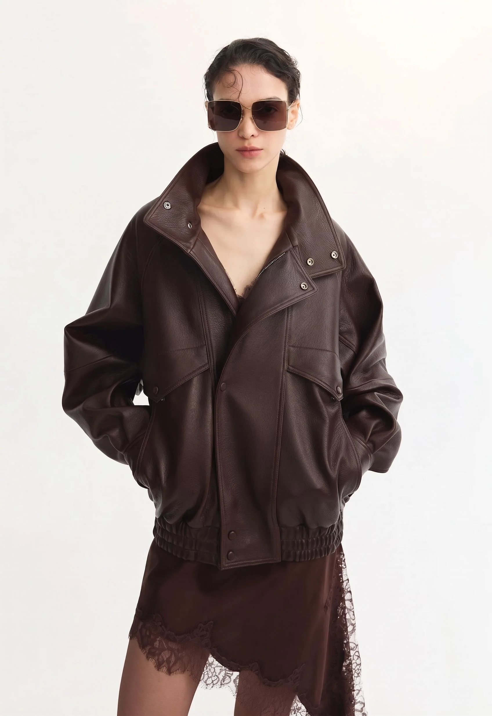 Oversized Funnel Jacket