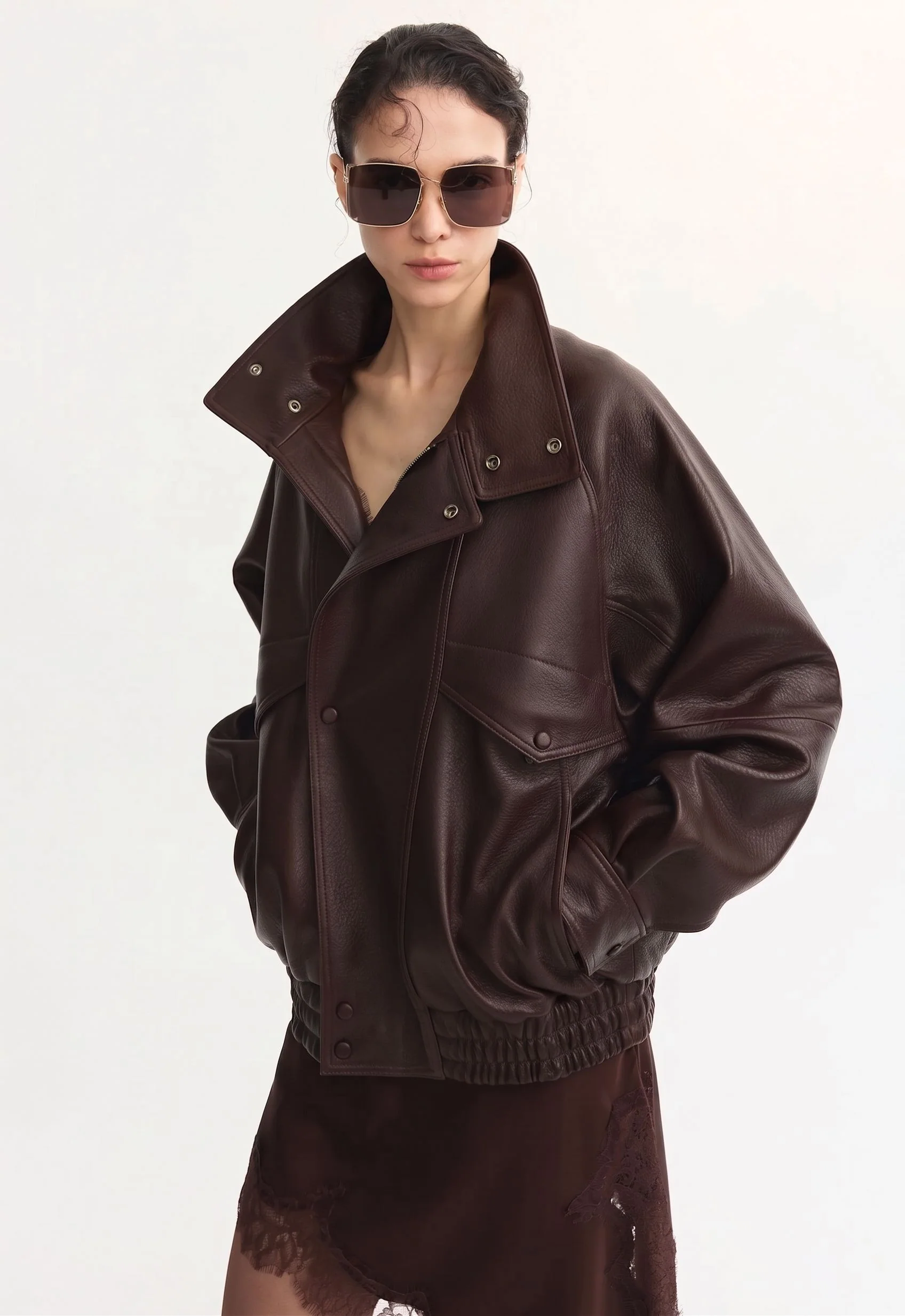 Oversized Funnel Jacket - Image 2