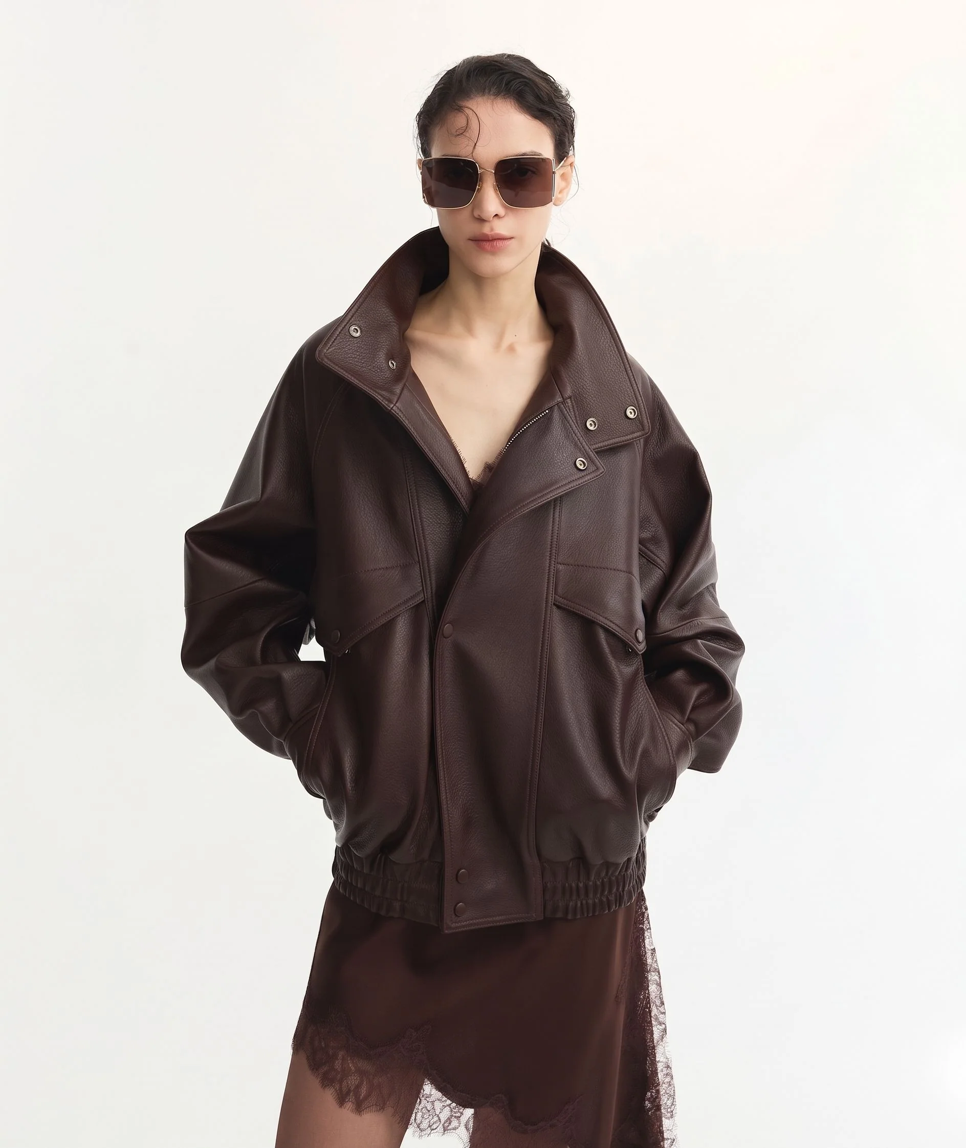 Oversized Funnel Jacket - Image 6