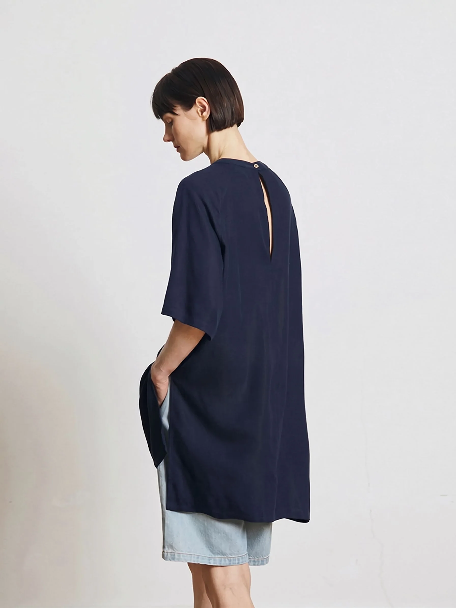 Oversized Keyhole Tee - Image 3