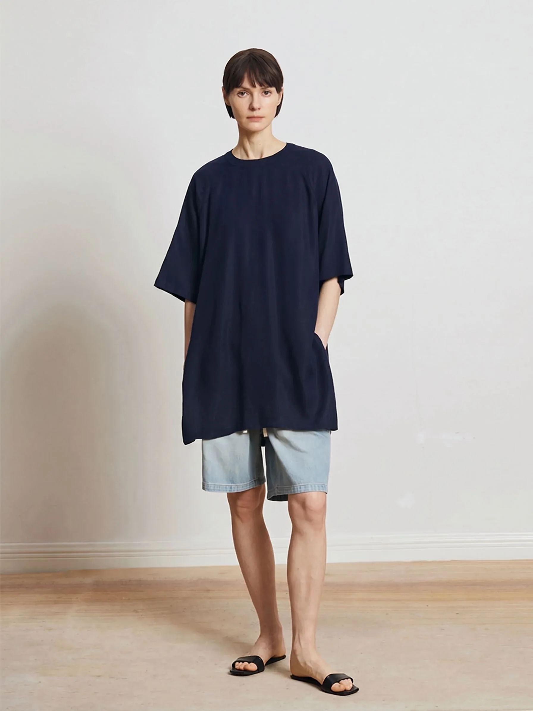 Oversized Keyhole Tee - Image 5