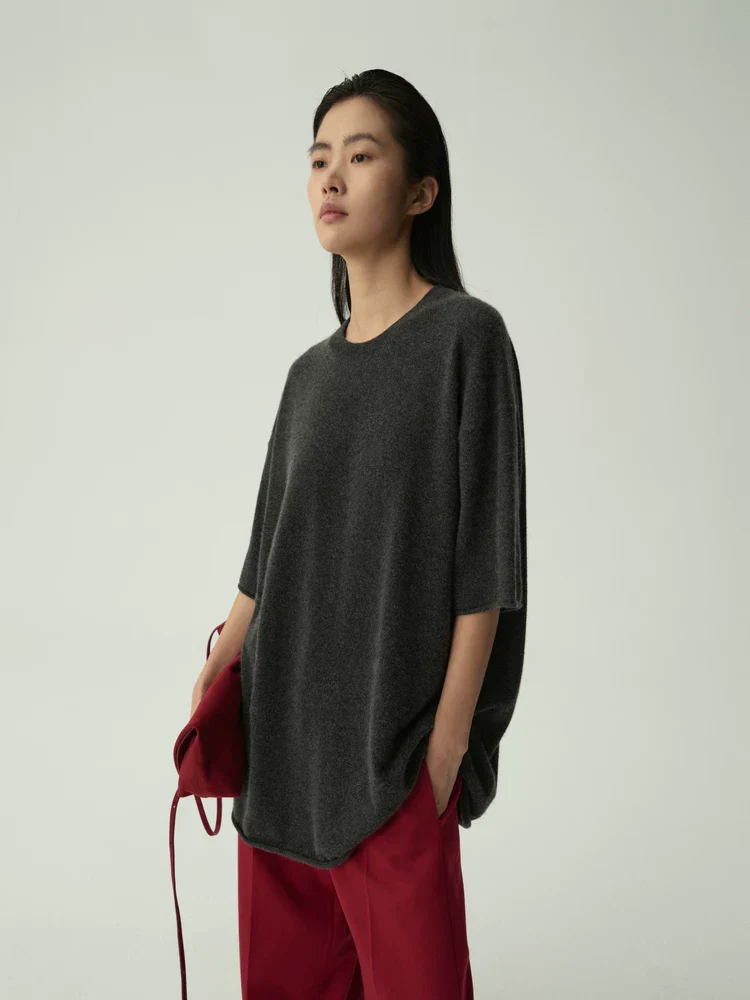 Oversized Knit Tunic - Image 2
