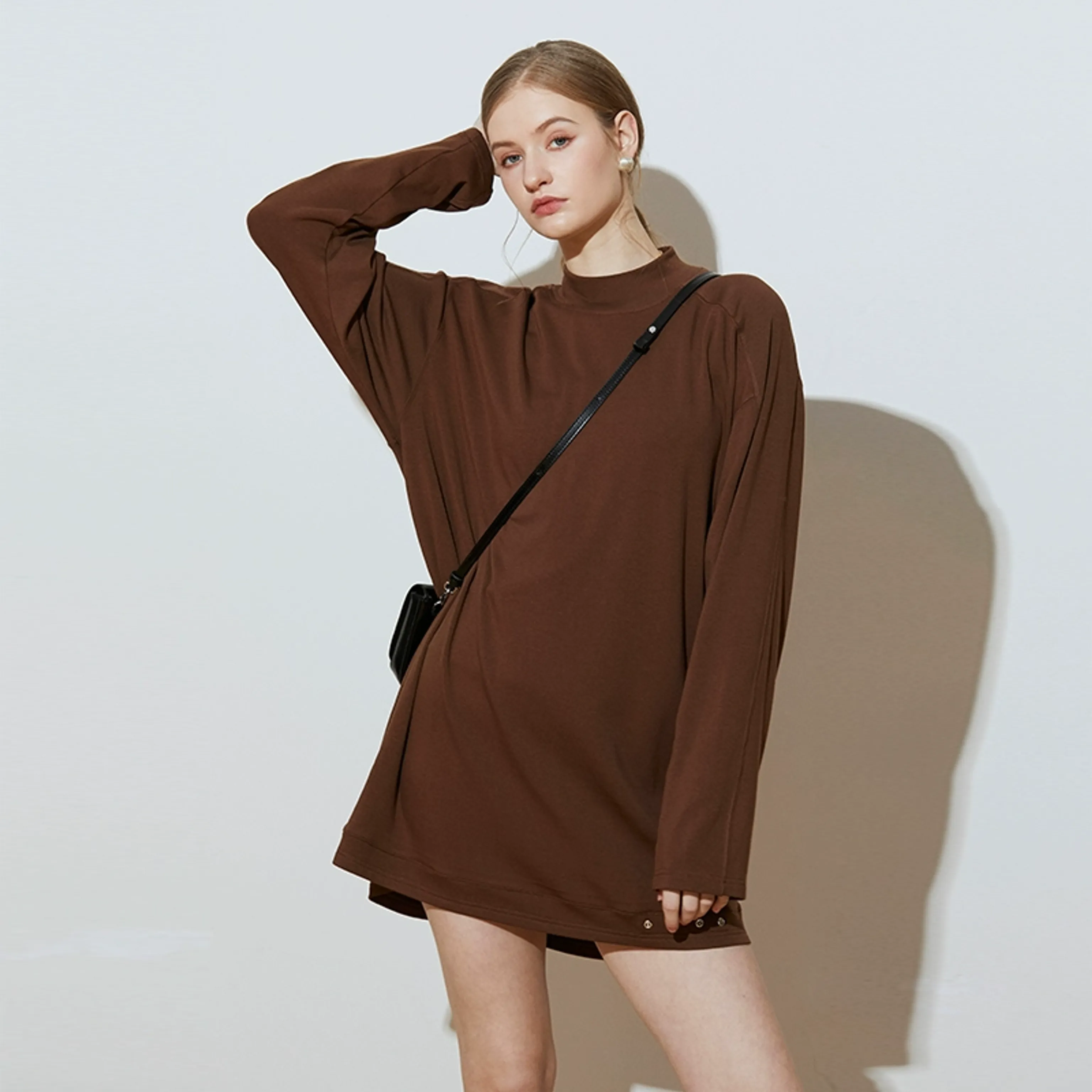 Oversized Knit Tunic Dress - Image 6