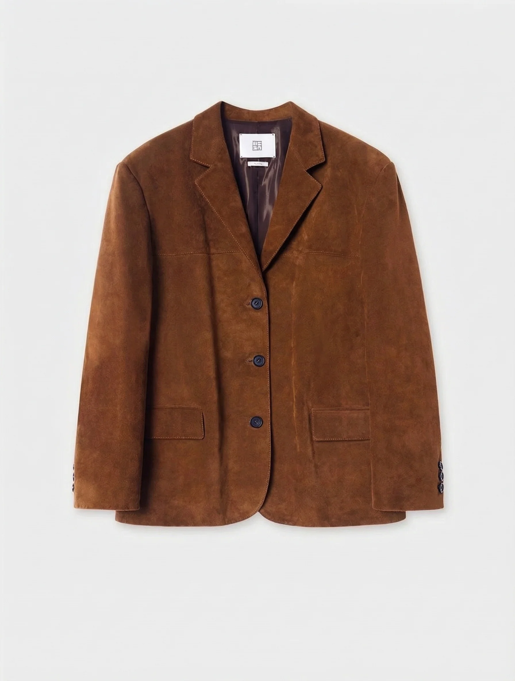 Oversized Leather Blazer - Image 6