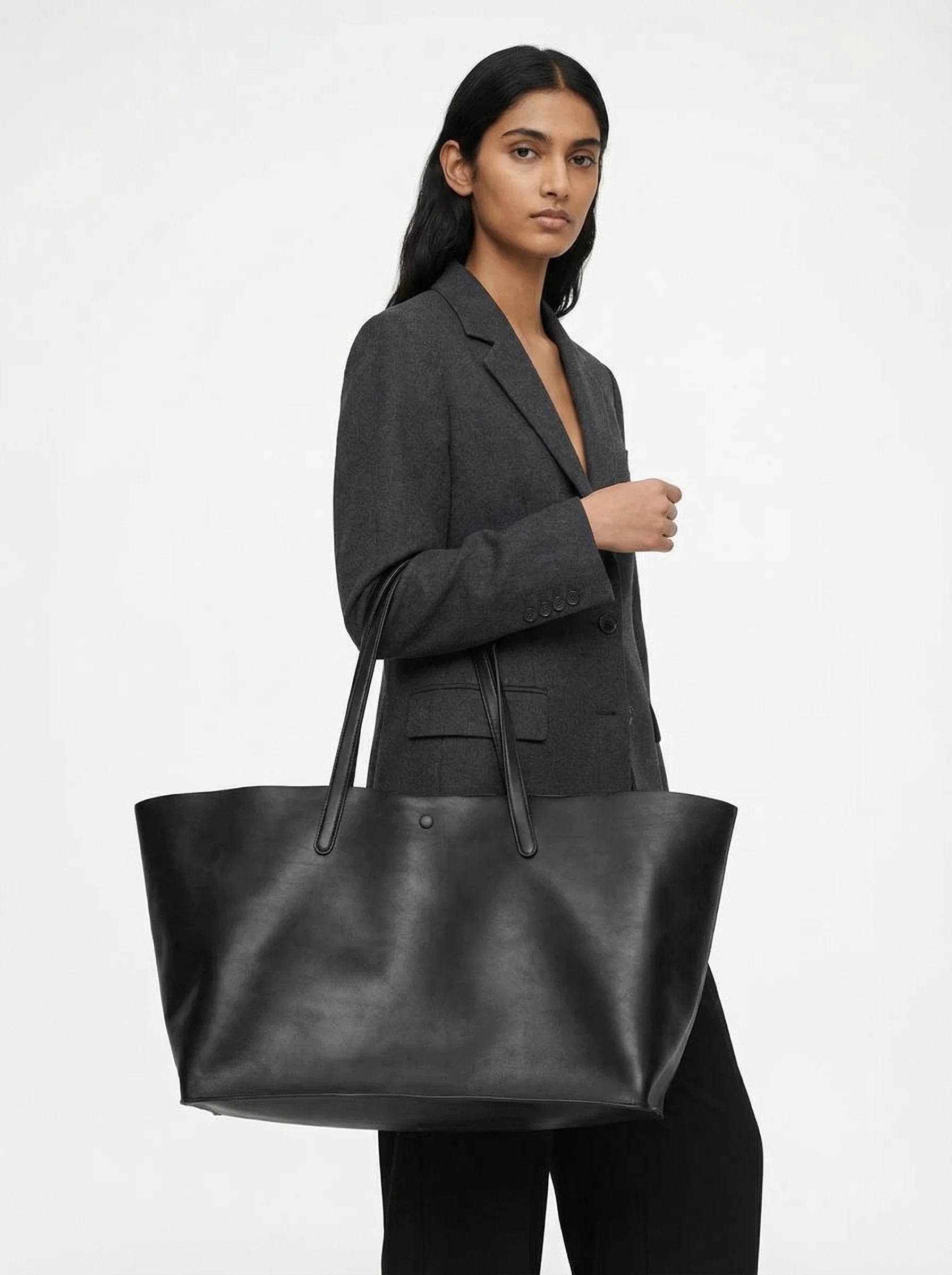 Oversized Leather Tote