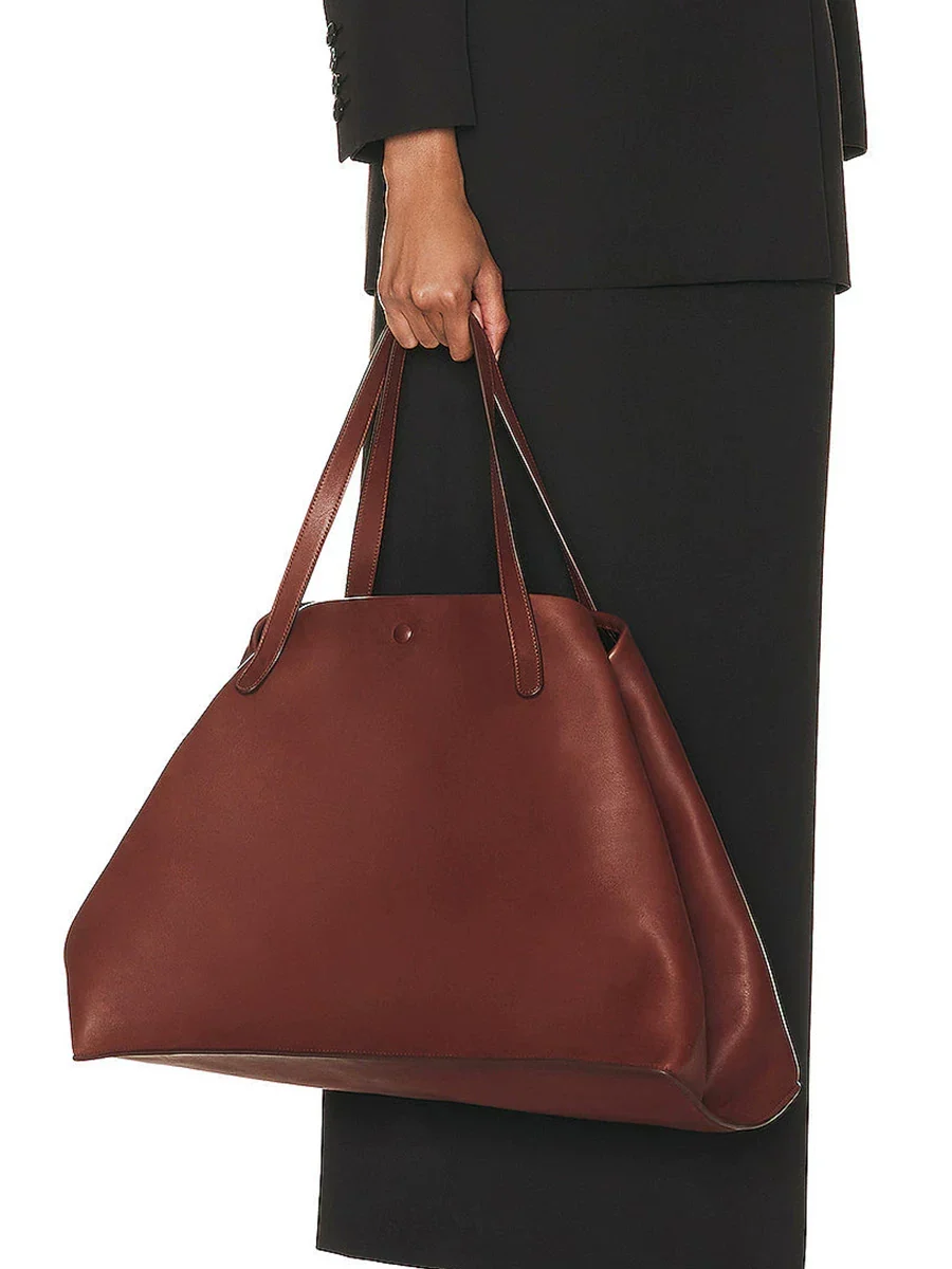 Oversized Leather Tote - Image 2