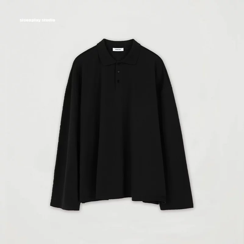 Oversized Long-Sleeve Polo - Image 6