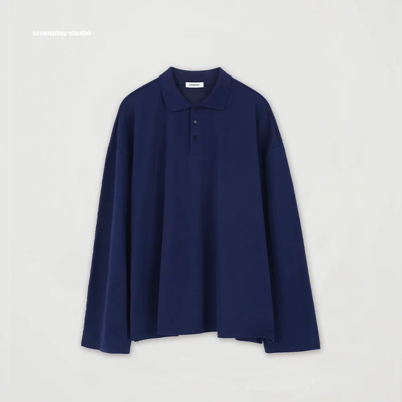 Oversized Long-Sleeve Polo - Image 7
