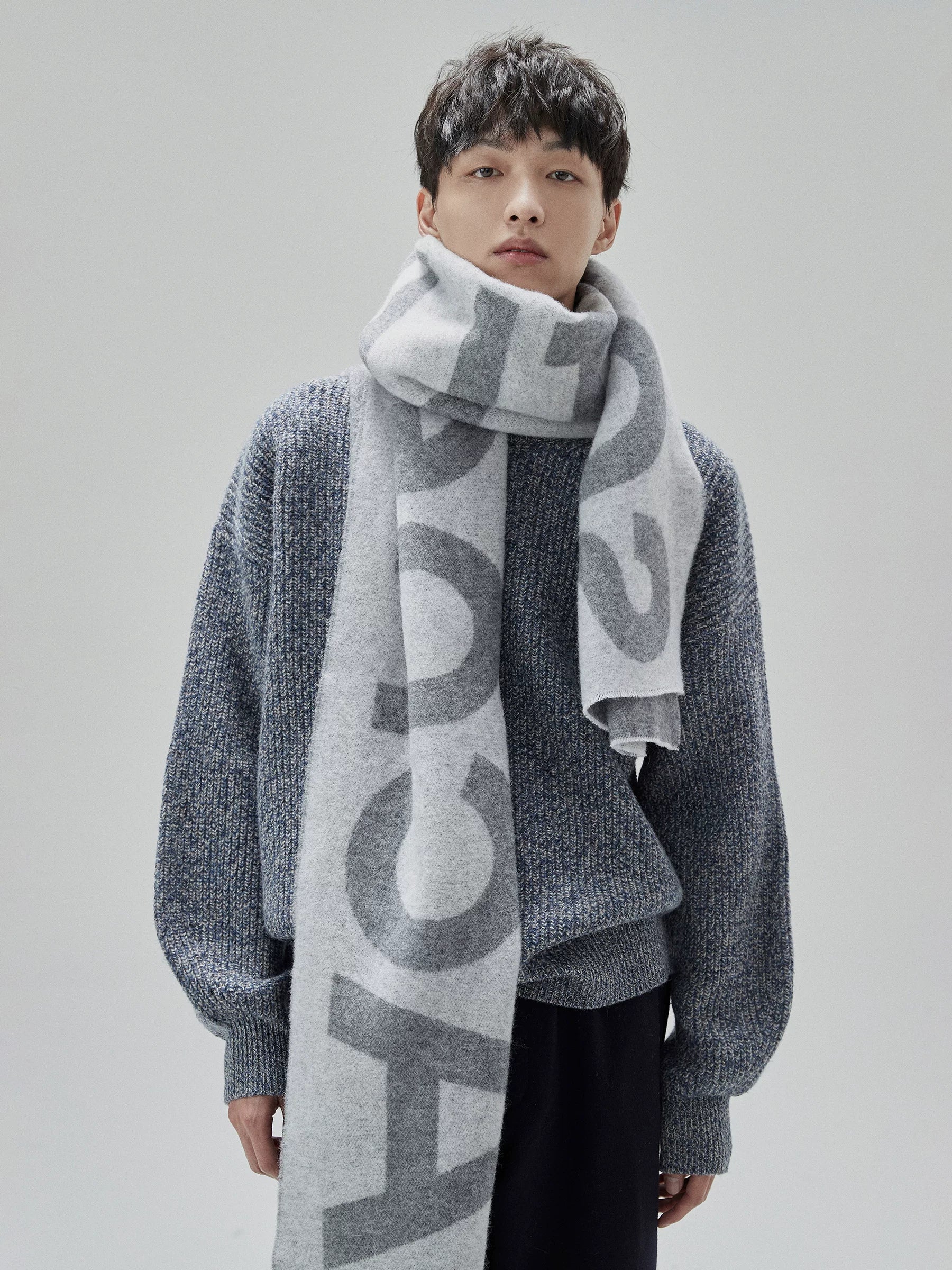 Oversized Merino Rib Crewneck Sweater - Image 2