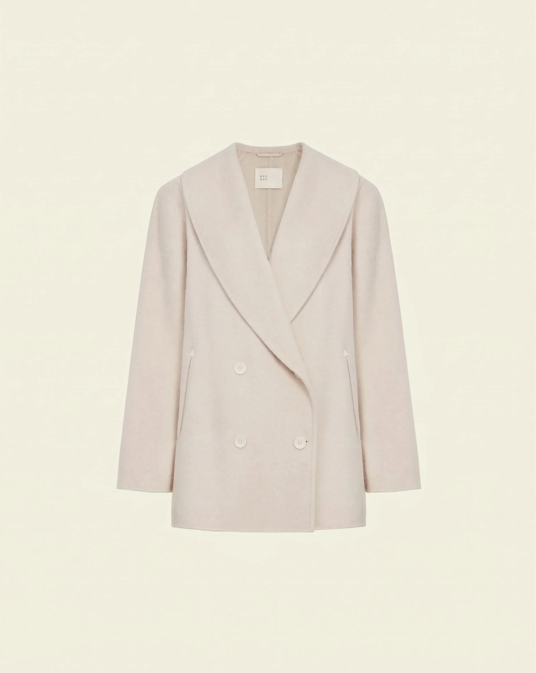 Oversized Merino Shawl Coat - Image 6