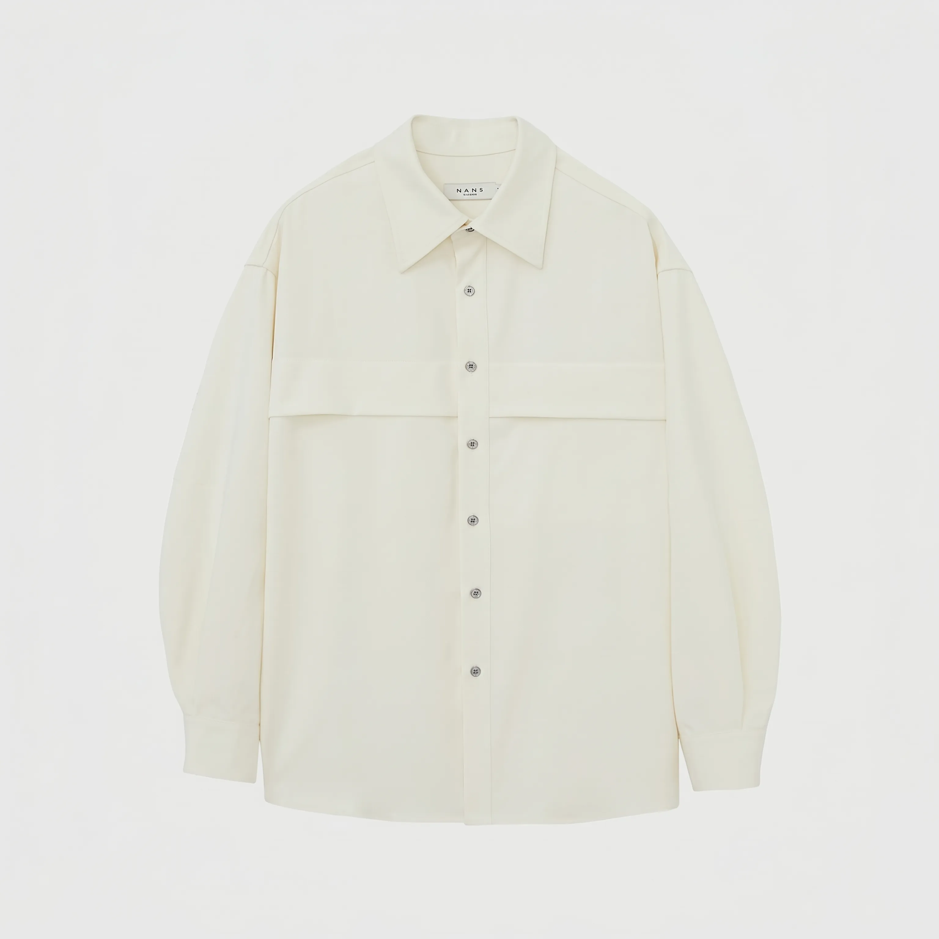 Oversized Panel Zip Shirt - Image 6