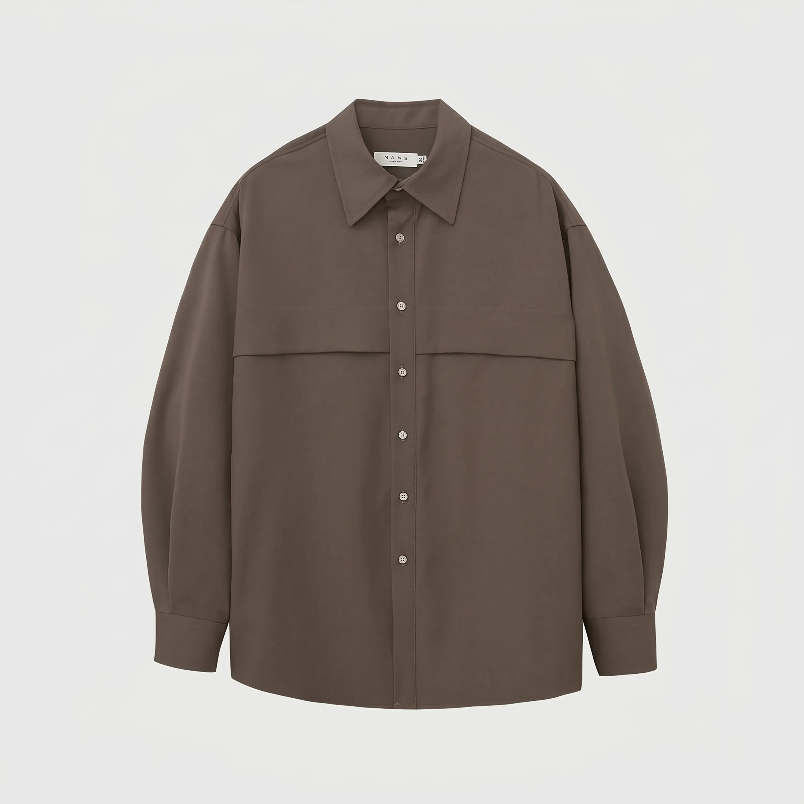 Oversized Panel Zip Shirt - Image 7