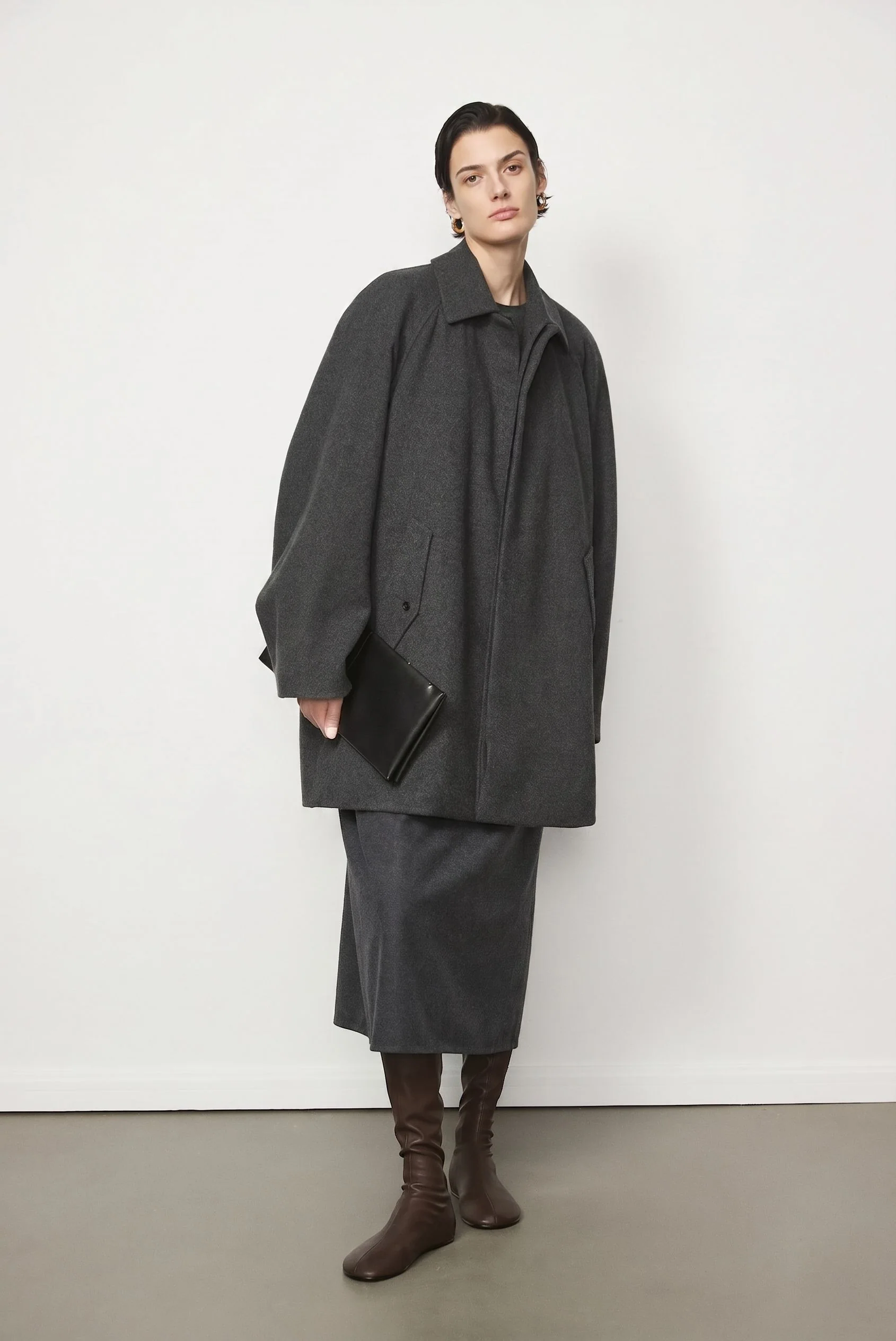 Oversized Raglan Coat - Image 2
