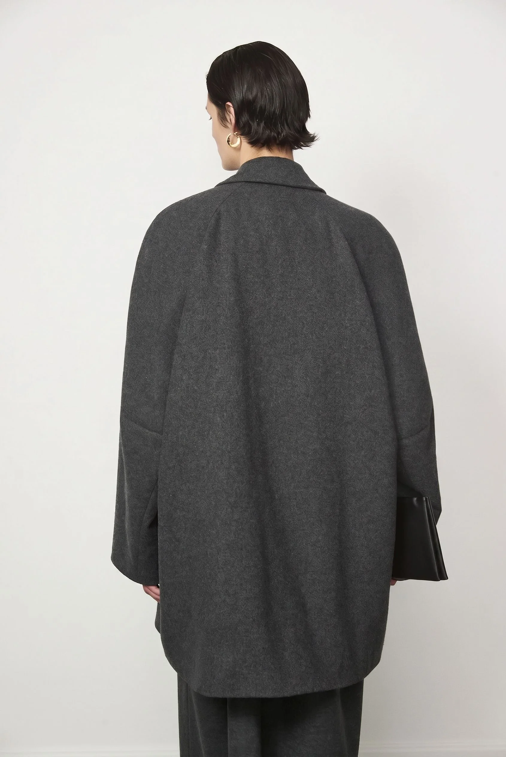 Oversized Raglan Coat - Image 4