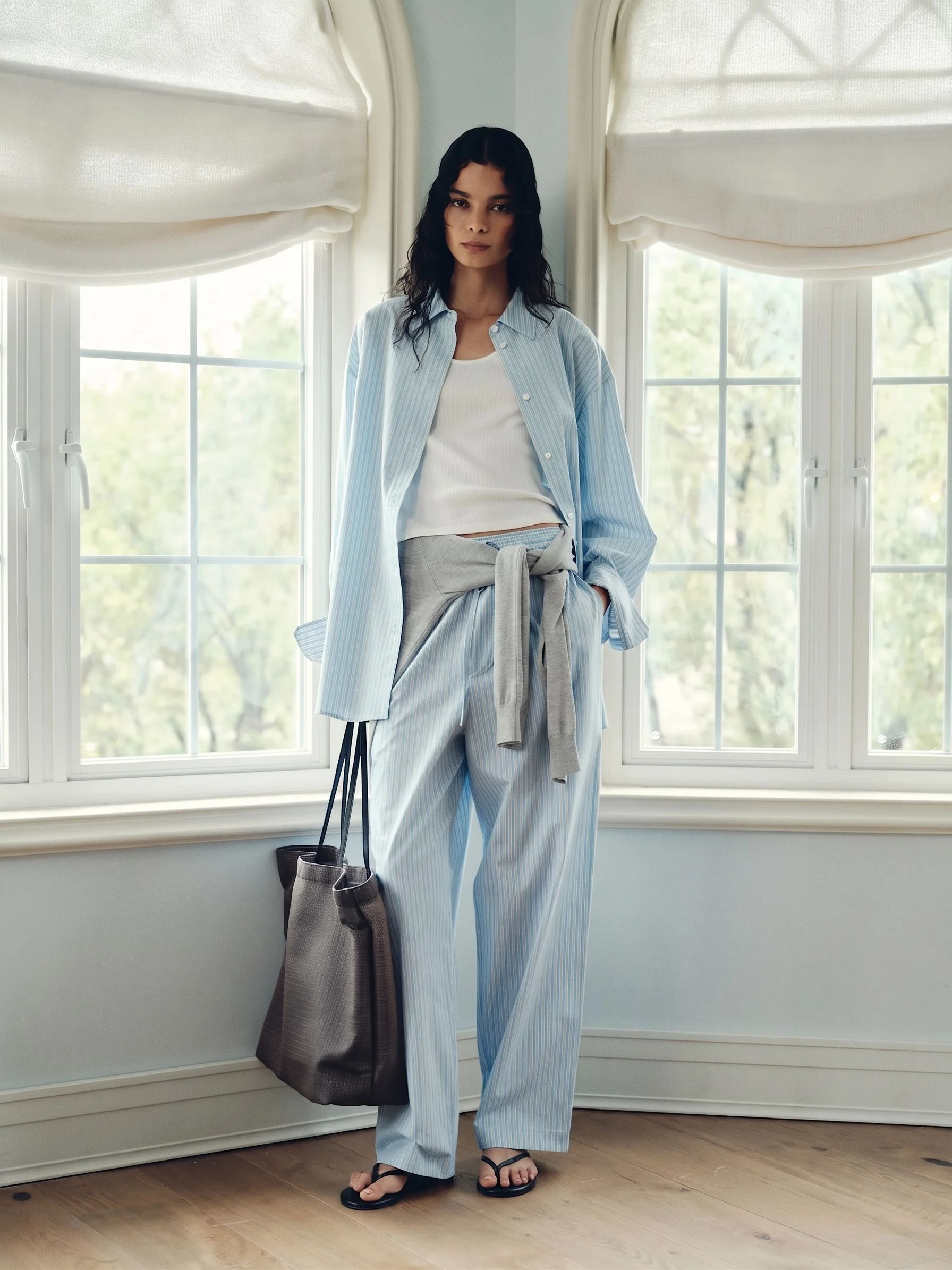 Oversized Stripe Shirt - Image 2