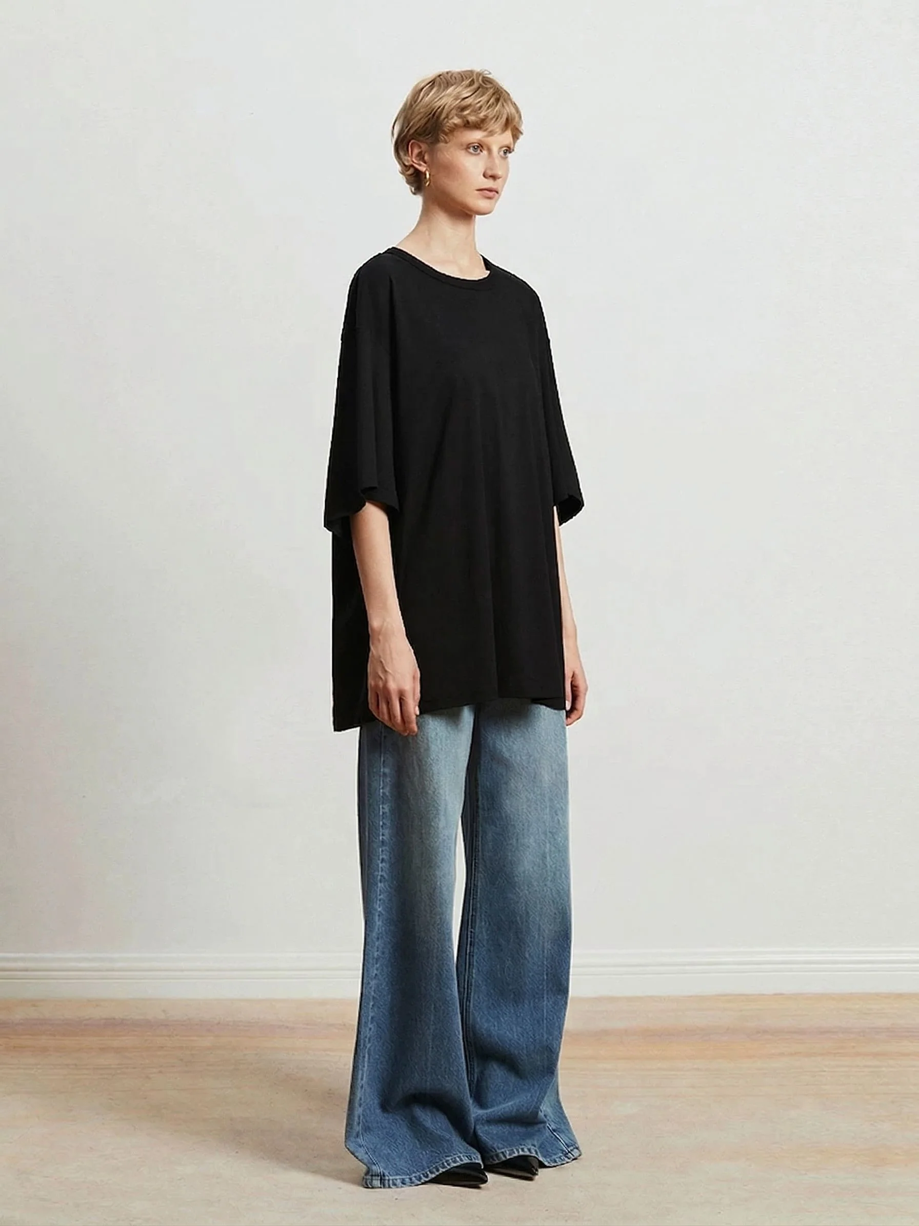 Oversized Tie-Back Tee - Image 6