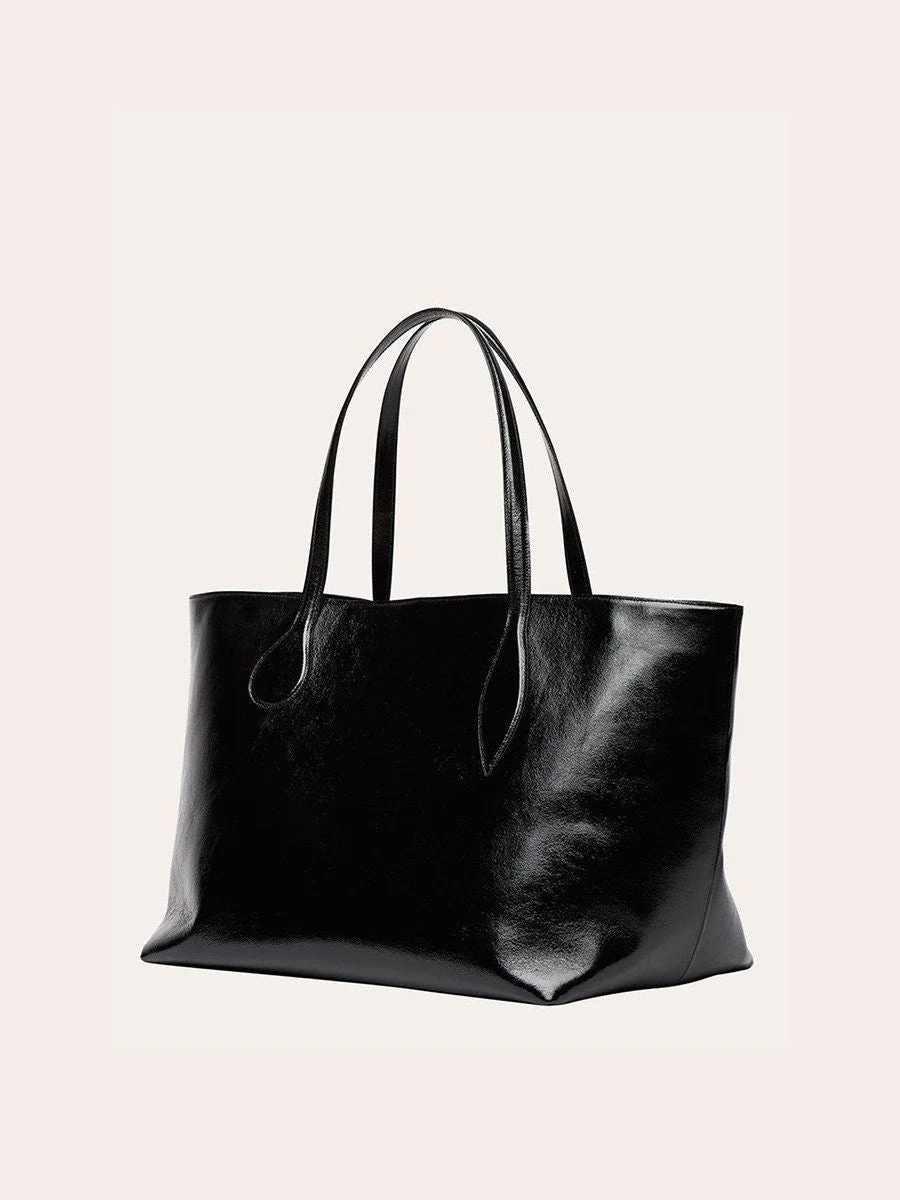 Oversized Top Grain Leather Tote - Image 4
