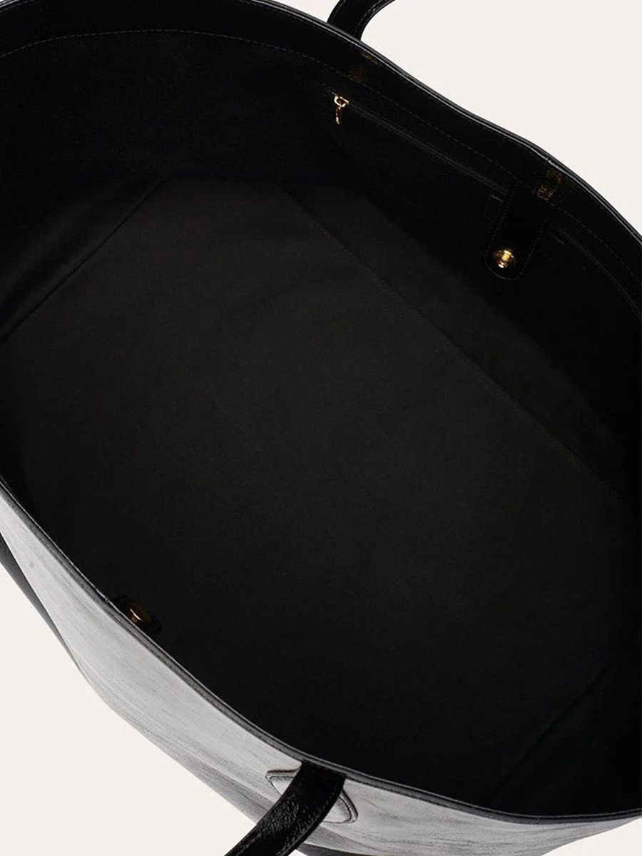 Oversized Top Grain Leather Tote - Image 5