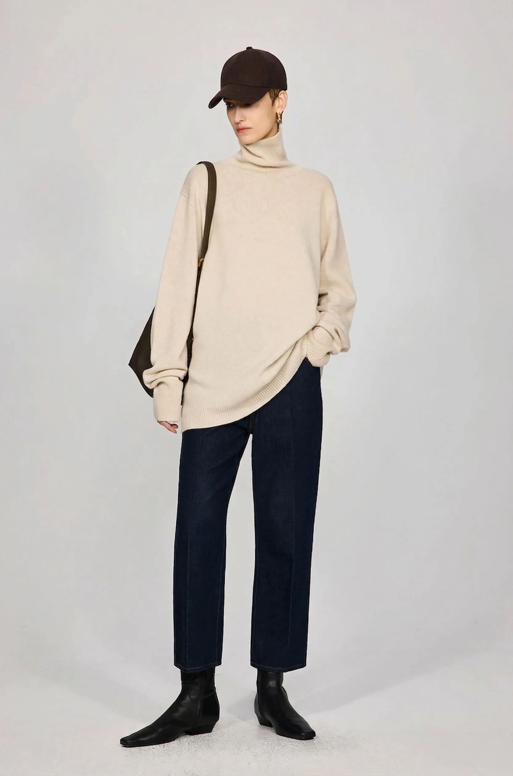 Oversized Turtleneck Sweater - Image 3