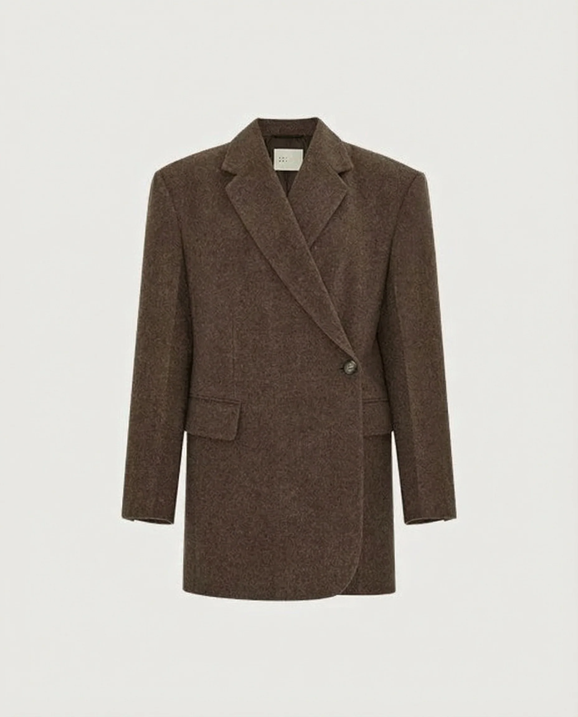 Oversized Tweed Blazer - Image 6