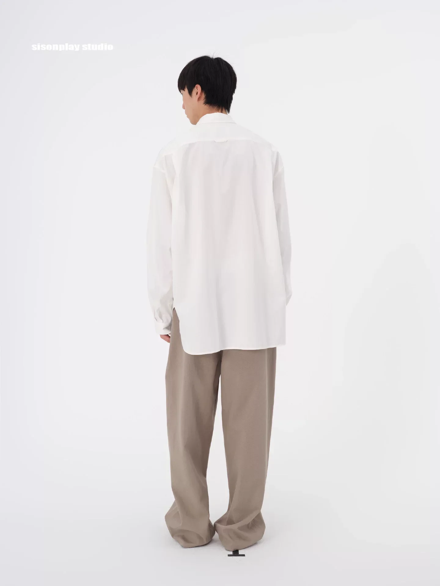 Oversized White Button-Up Shirt - Image 2
