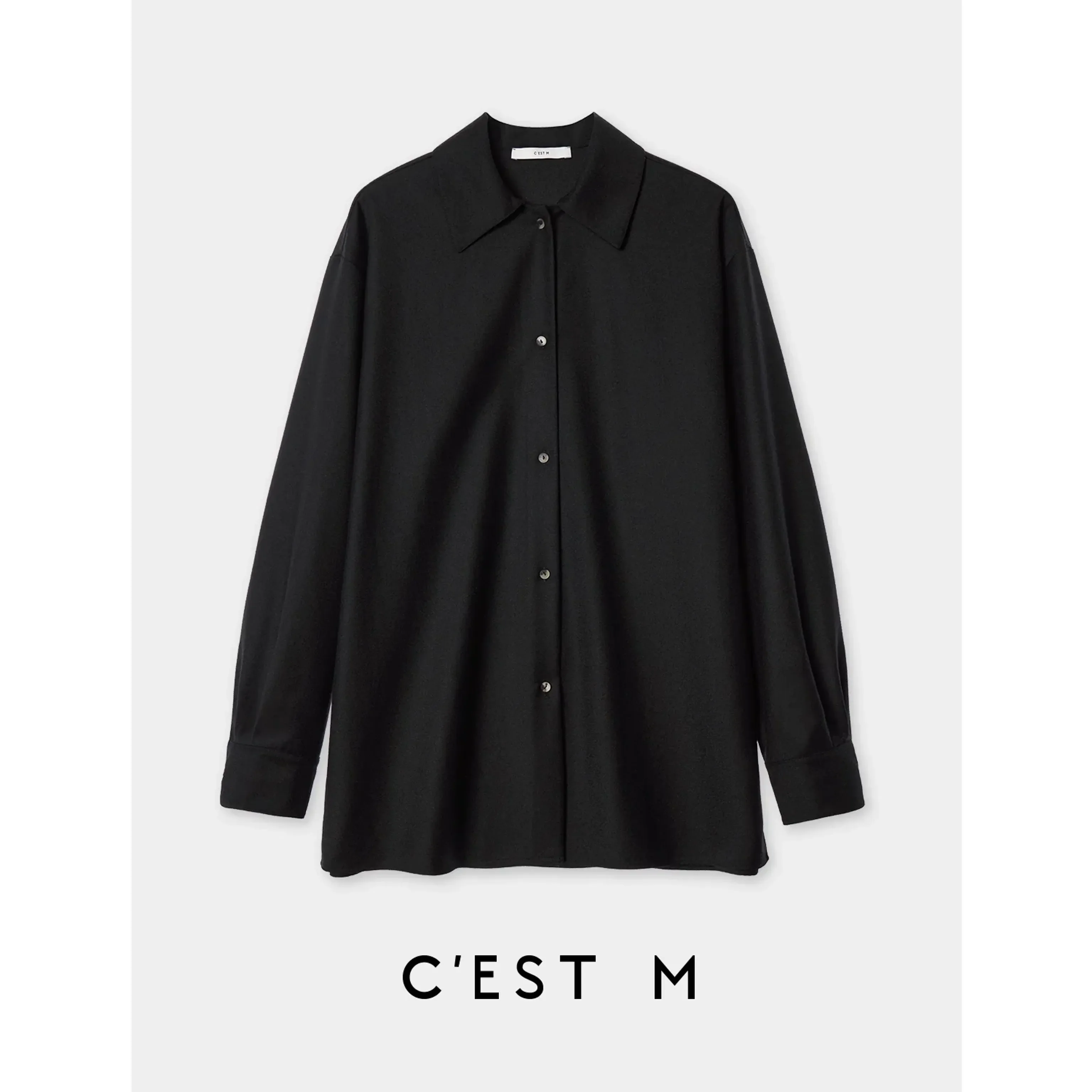Oversized Wool Shirt - Image 11