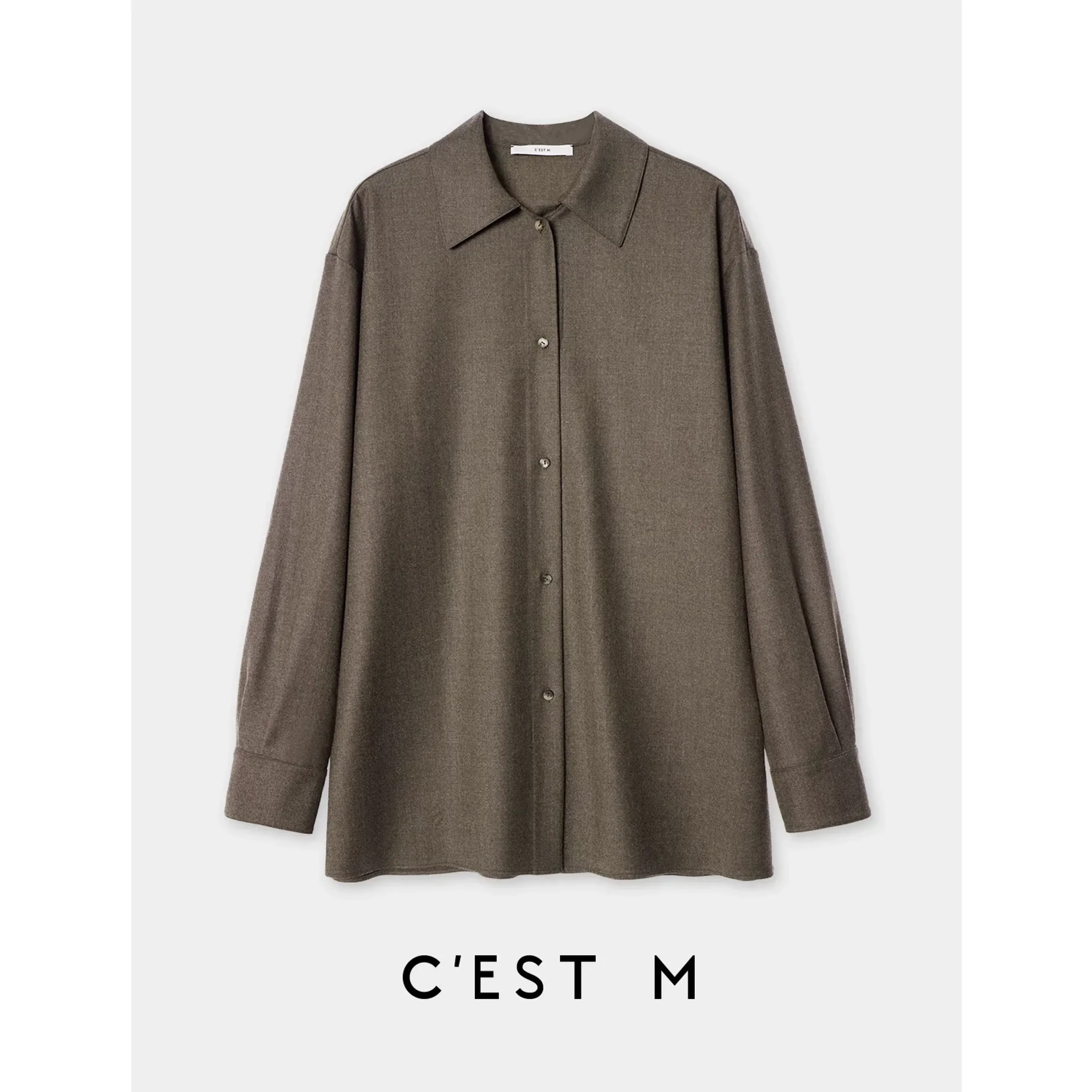 Oversized Wool Shirt - Image 12