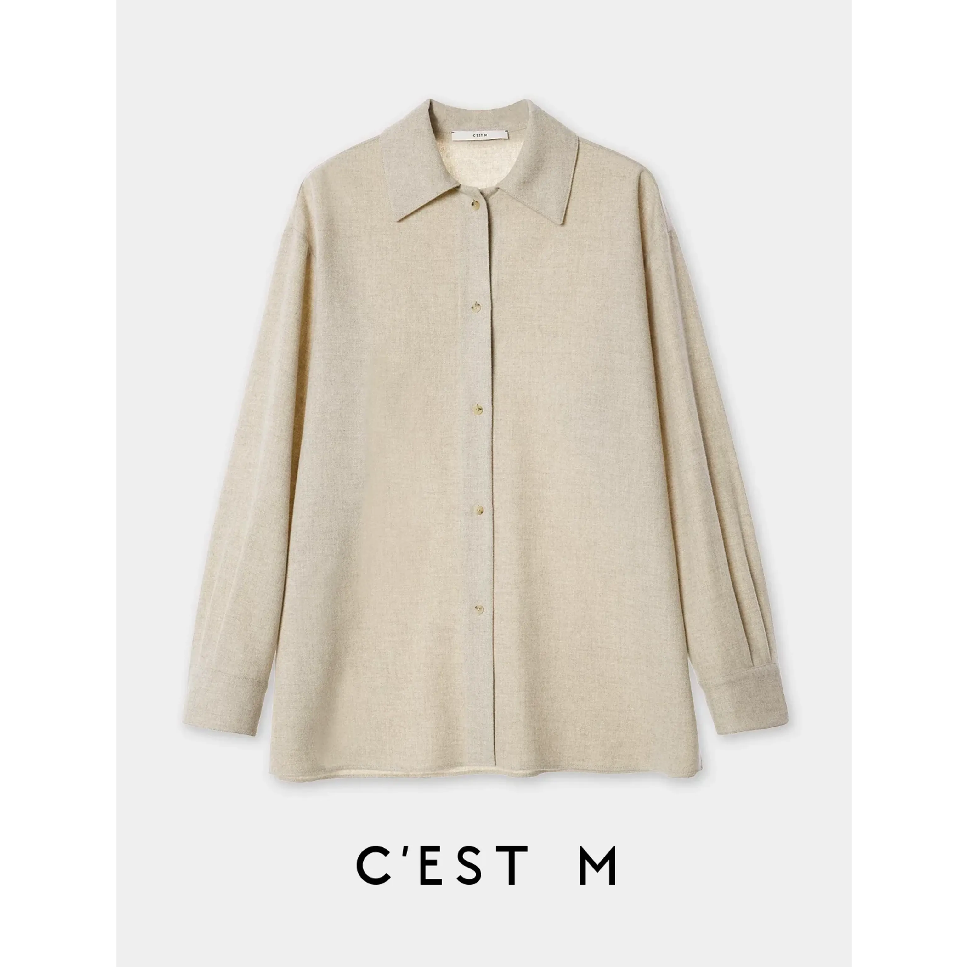Oversized Wool Shirt - Image 13