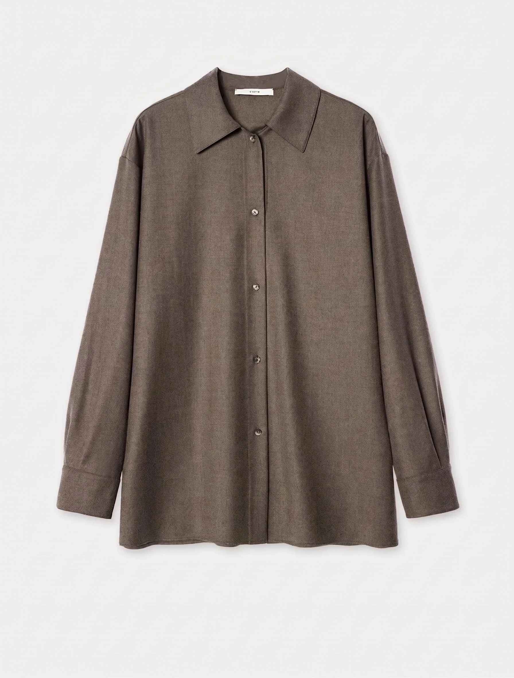 Oversized Wool Shirt - Image 6