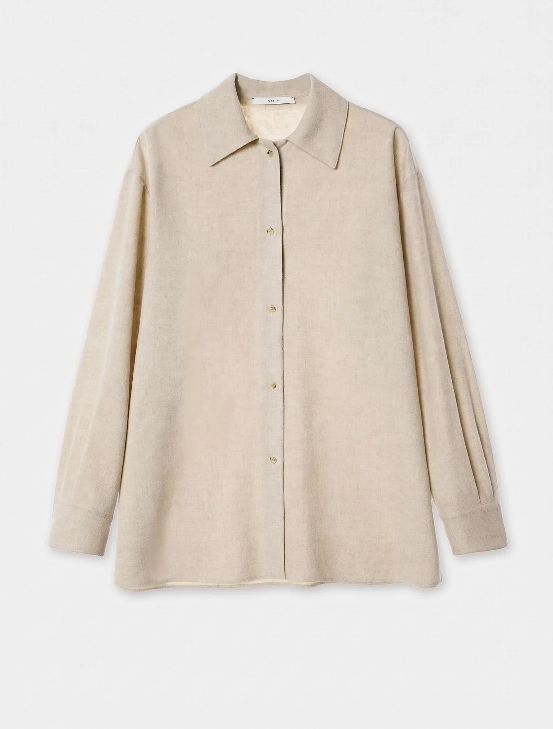 Oversized Wool Shirt - Image 7