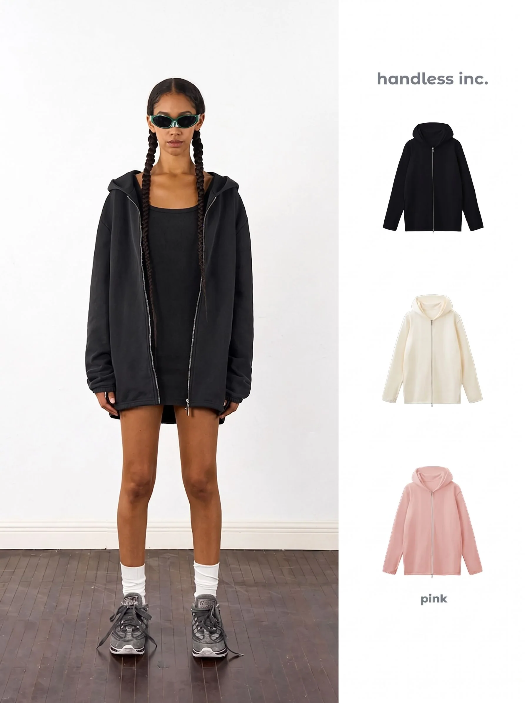 Oversized Zip Hoodie