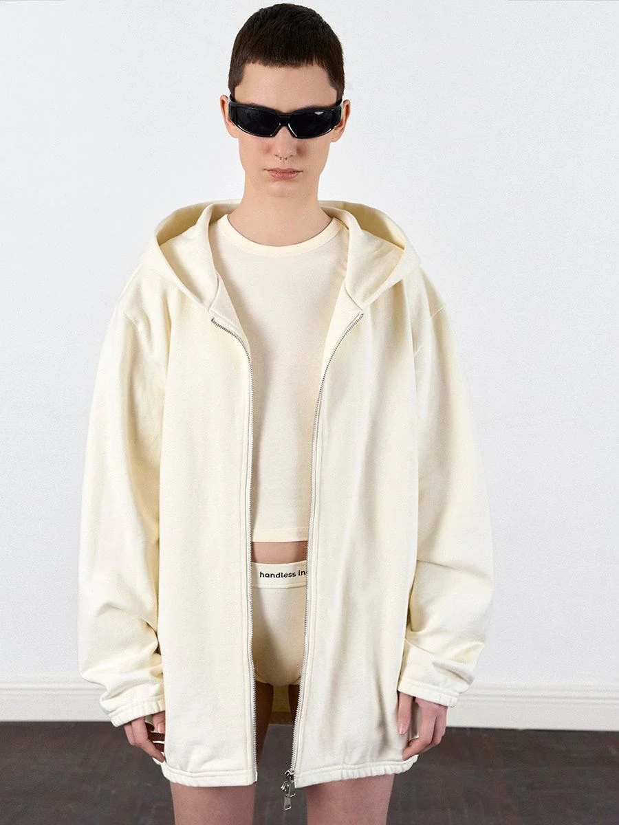 Oversized Zip Hoodie - Image 3