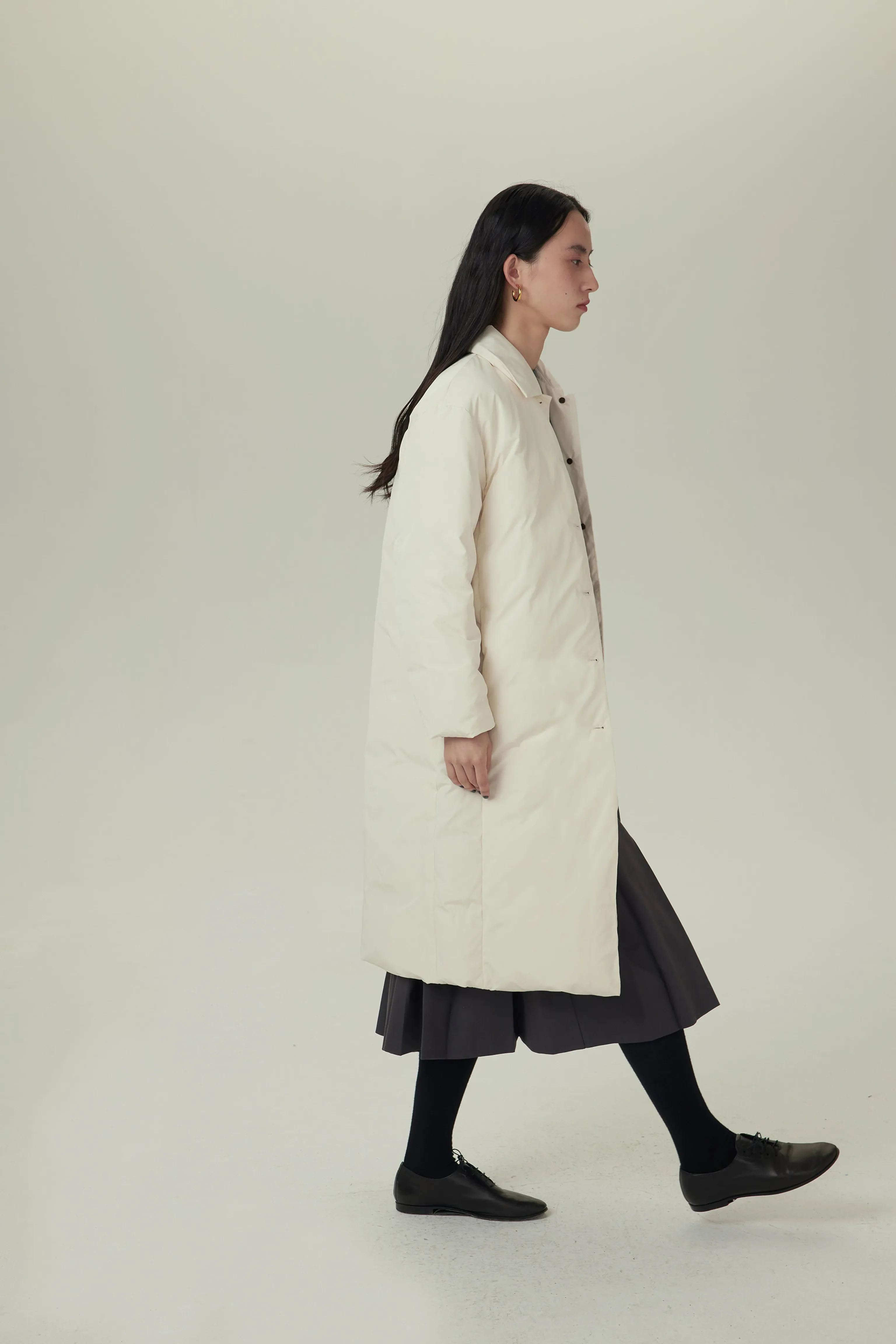 Padded Button Coat - Image 5