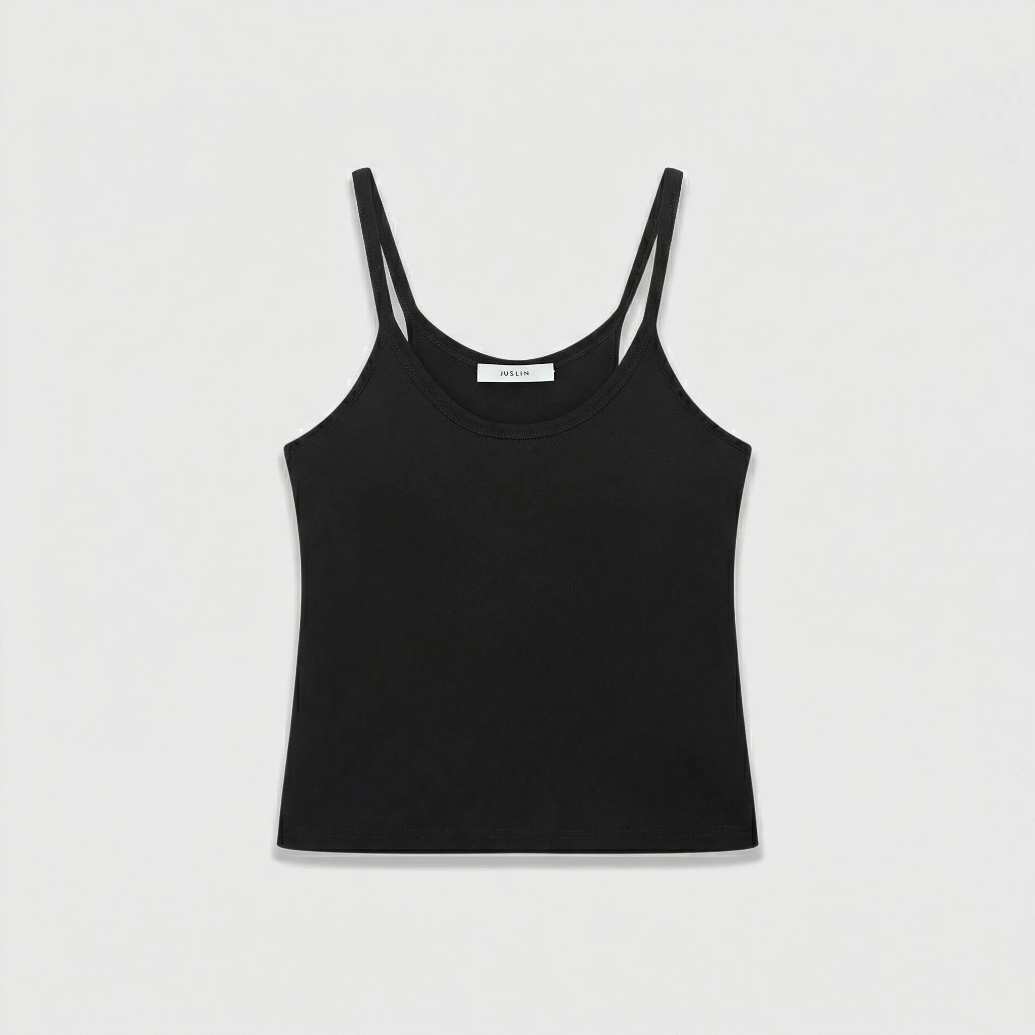 Padded U-Neck Ribbed Camisole - Image 7