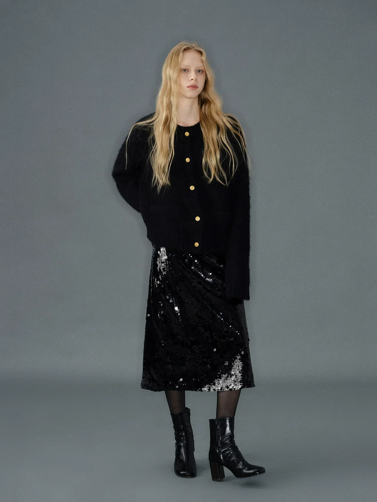 Paillette Midi Skirt - Image 2