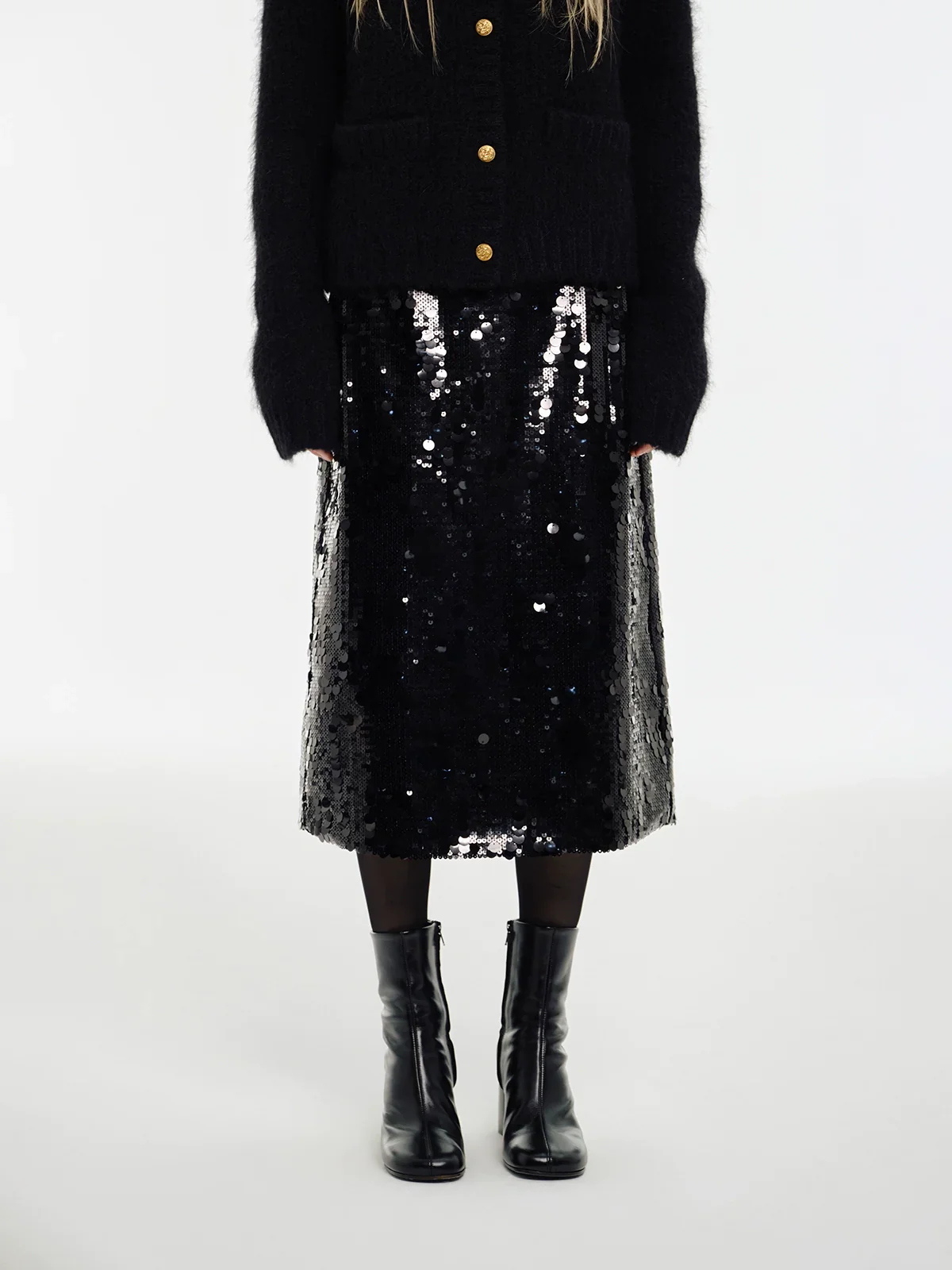 Paillette Midi Skirt - Image 4