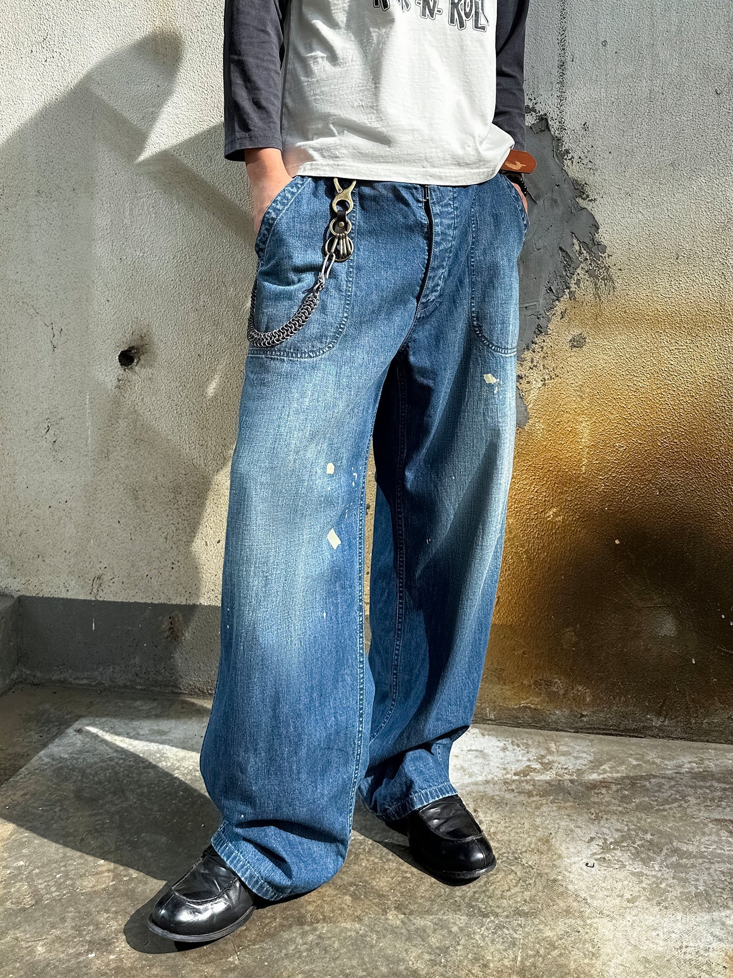 Paint Splatter Jeans