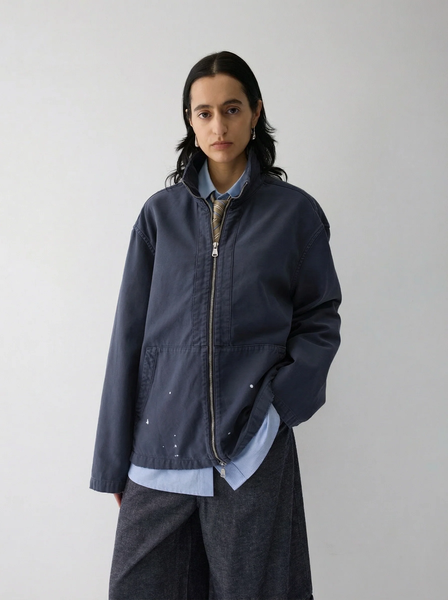 Paint-Splatter Zip Jacket - Image 2