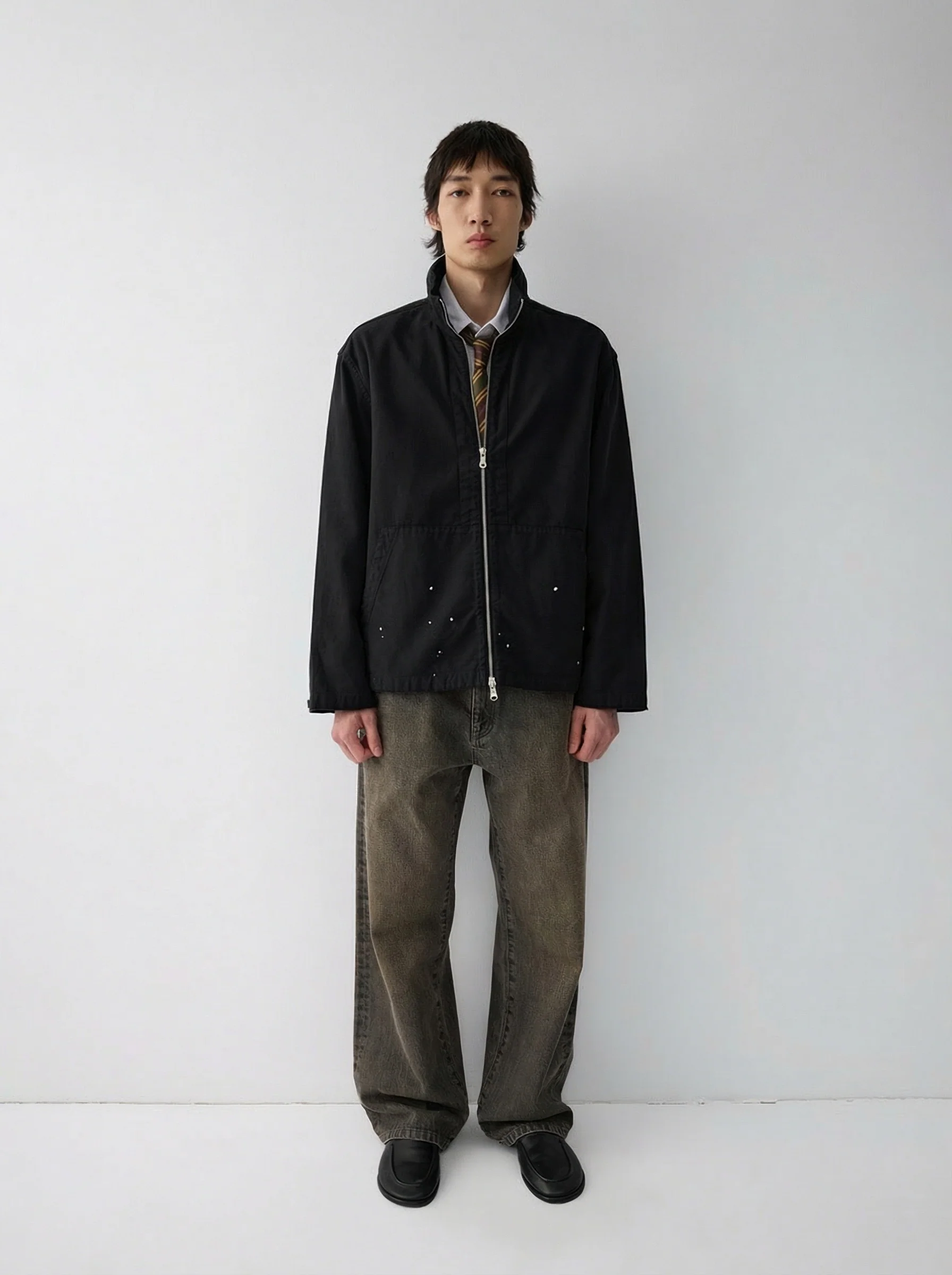 Paint-Splatter Zip Jacket - Image 5
