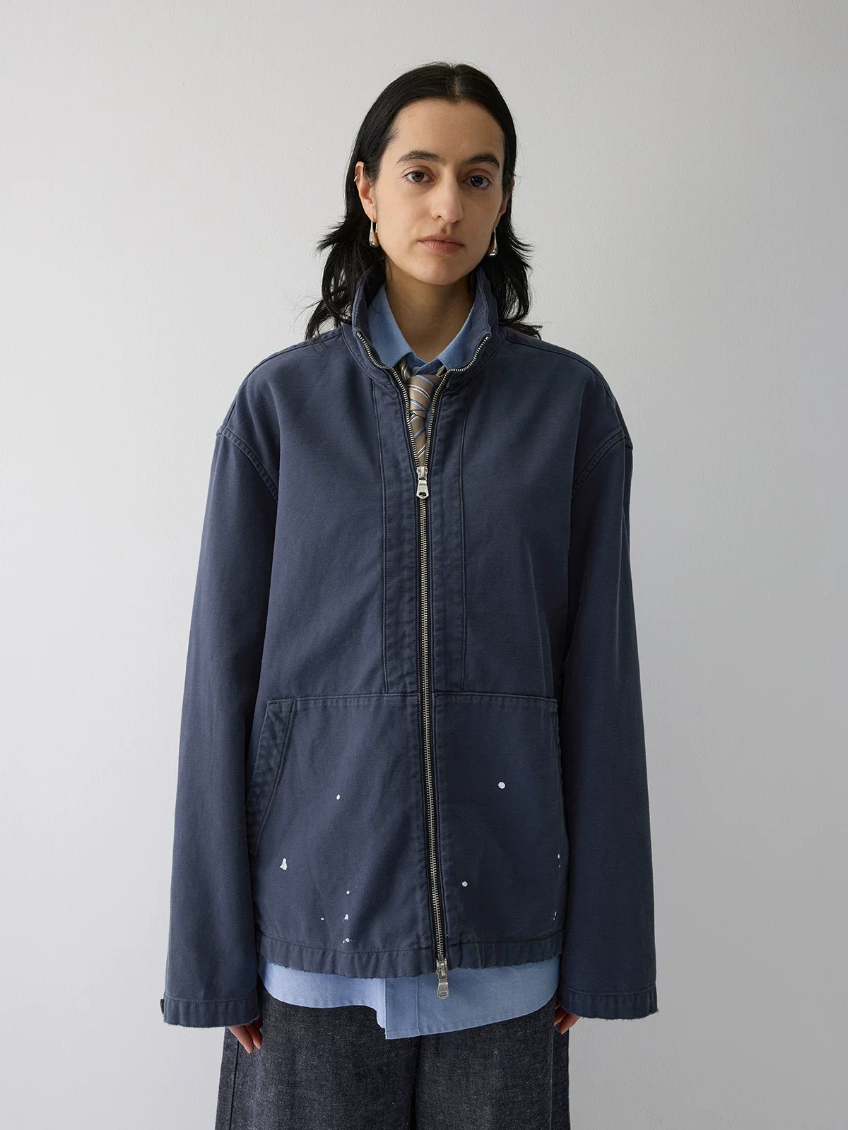 Paint-Splatter Zip Jacket - Image 7