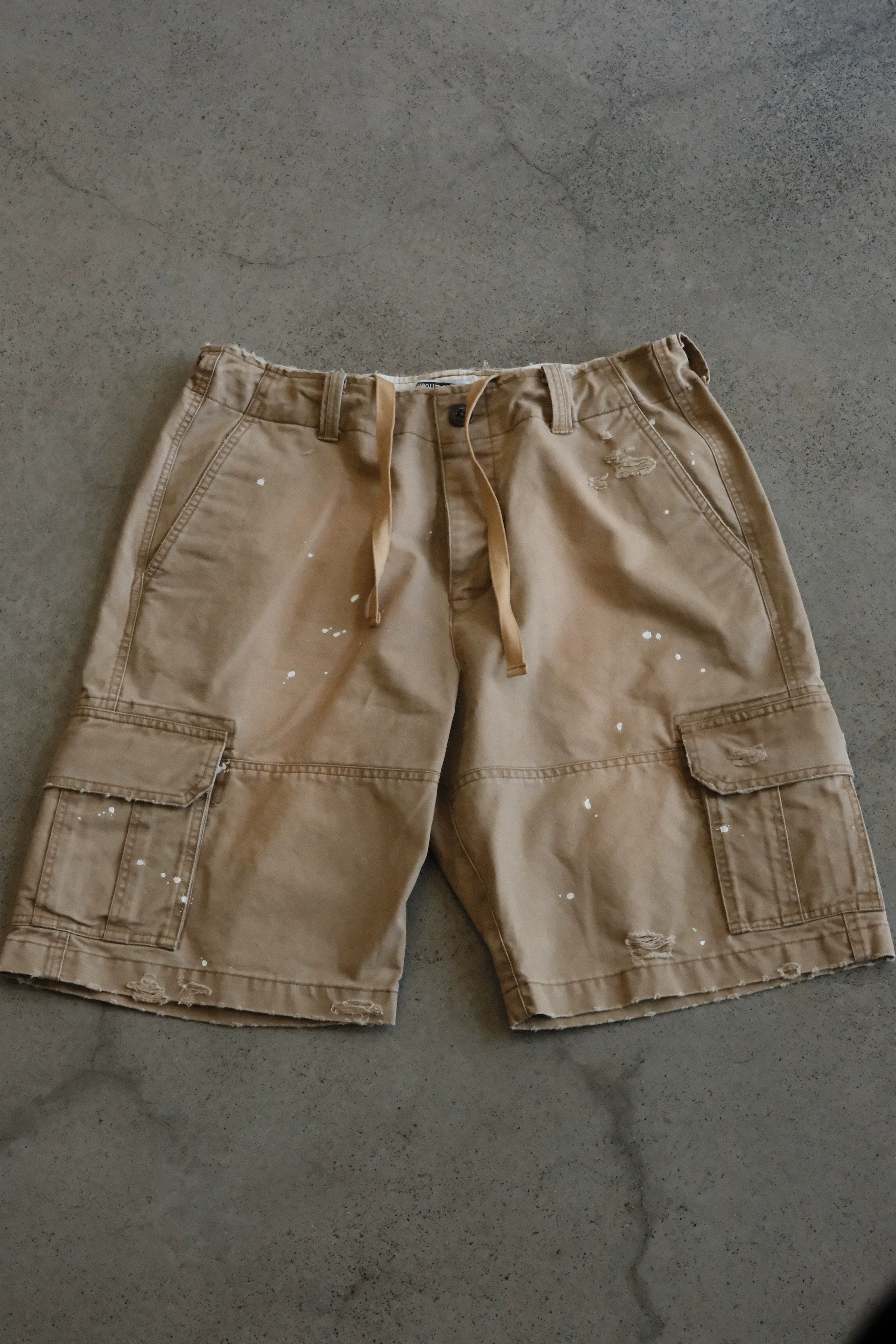 Paint-Splattered Cargo Shorts - Image 6