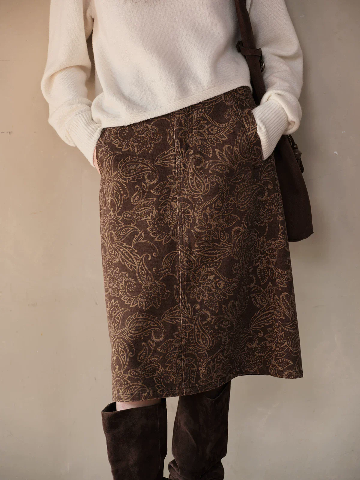 Paisley Midi Skirt - Image 5